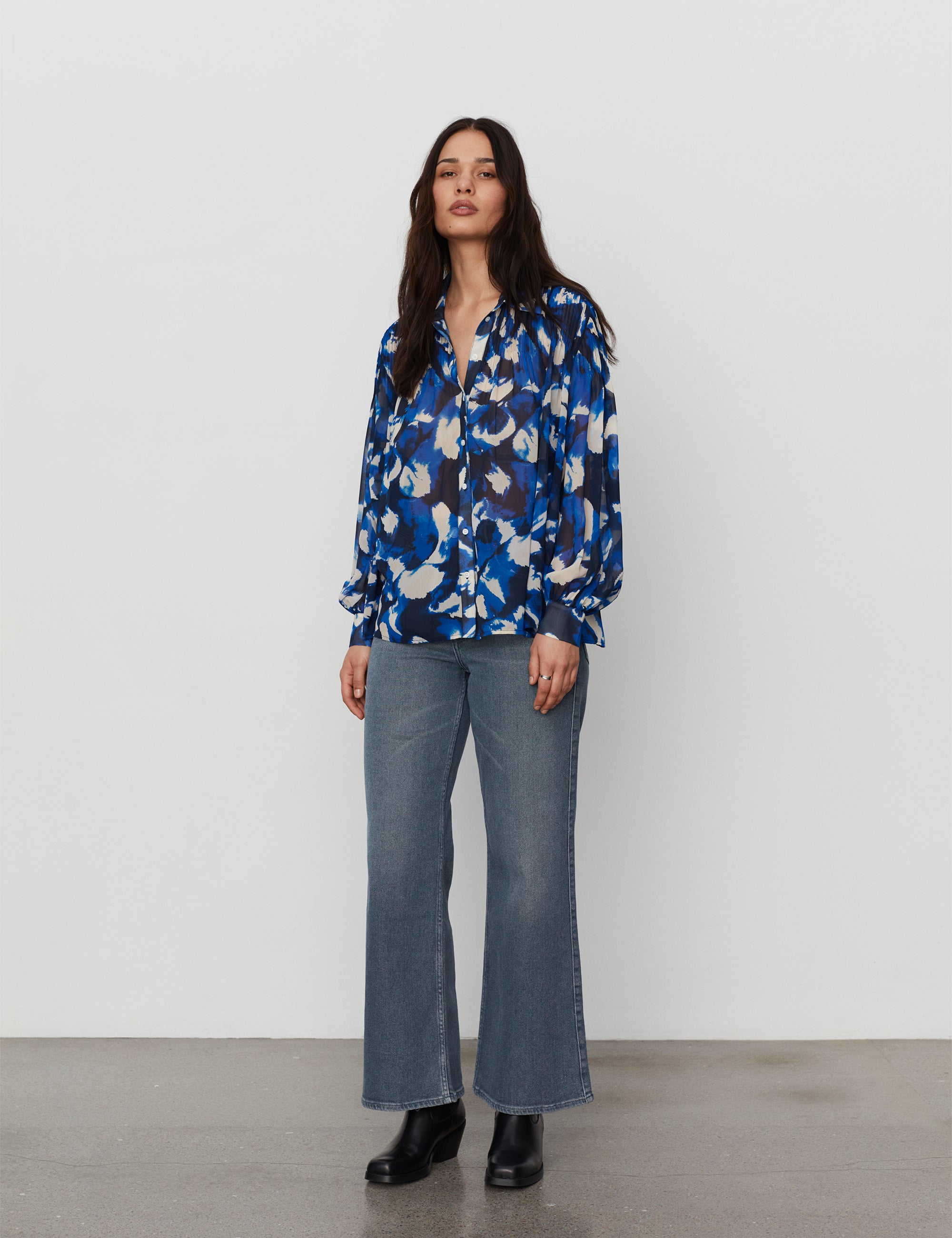 2NDDAY 2ND Adriana Verano ThinkTwice Skjorte Shirts & Blouses 420050 Shades Blue