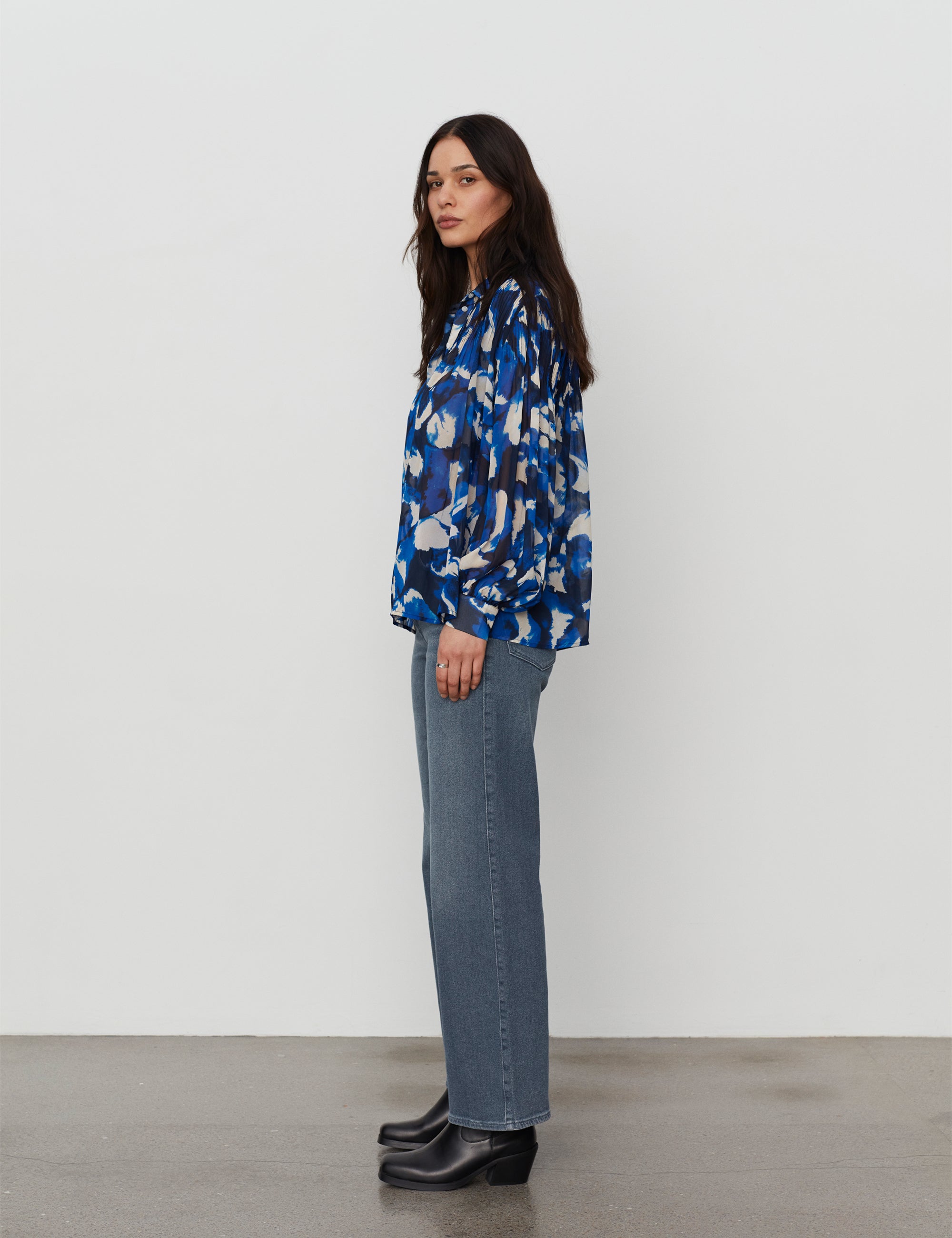 2NDDAY 2ND Adriana Verano ThinkTwice Skjorte Shirts & Blouses 420050 Shades Blue