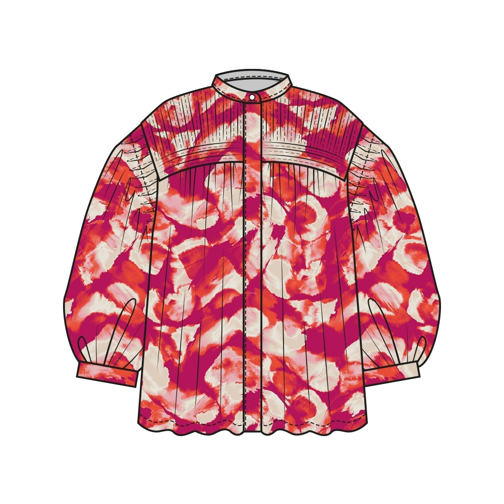 2NDDAY 2ND Adriana Verano ThinkTwice Skjorte Shirts & Blouses 420083 Shades Persian Red