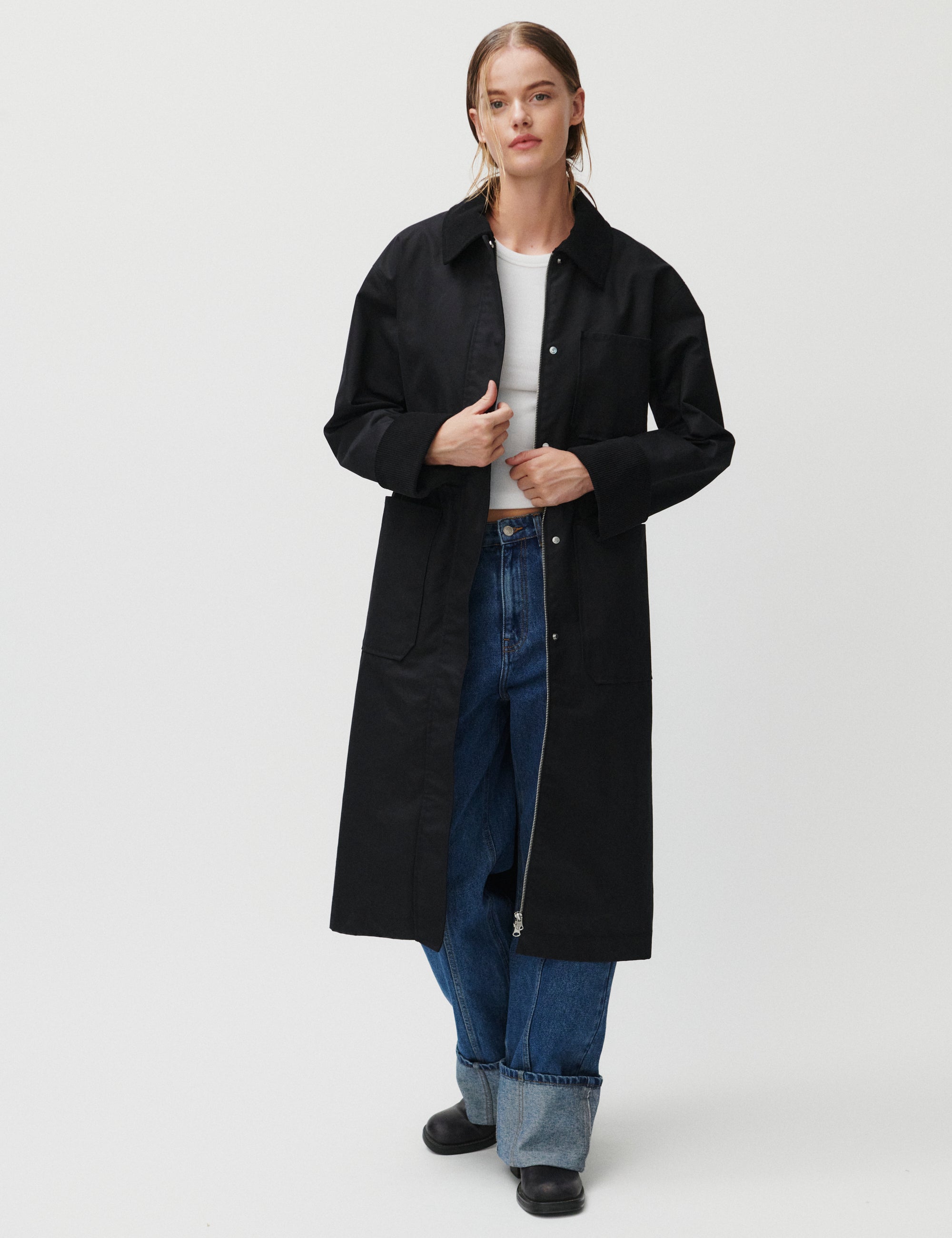 2NDDAY 2ND Brucen - Firm Cotton Jakke 190303 Black