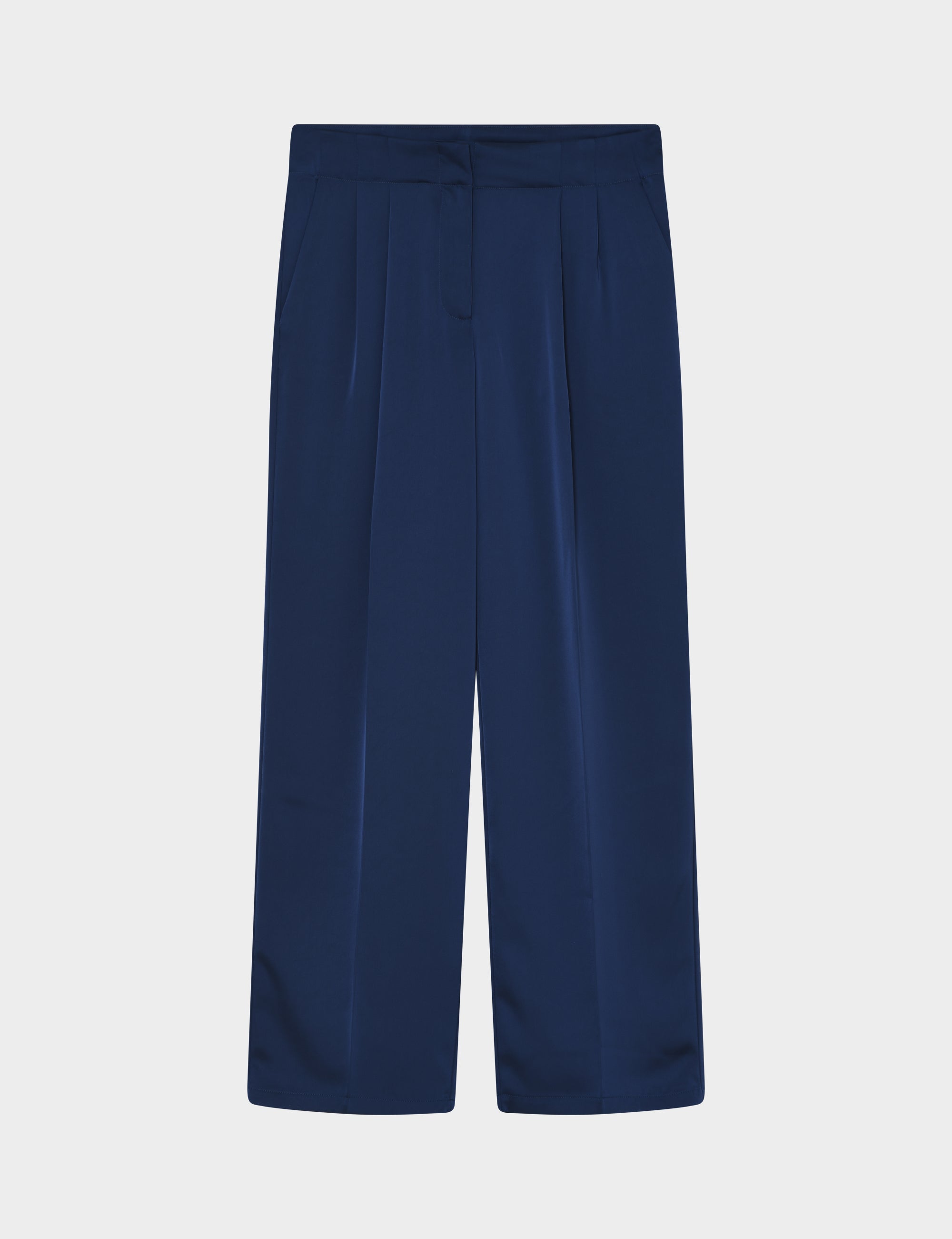 2NDDAY 2ND Carter - Heavy Satin Bukser 193933 Medieval Blue