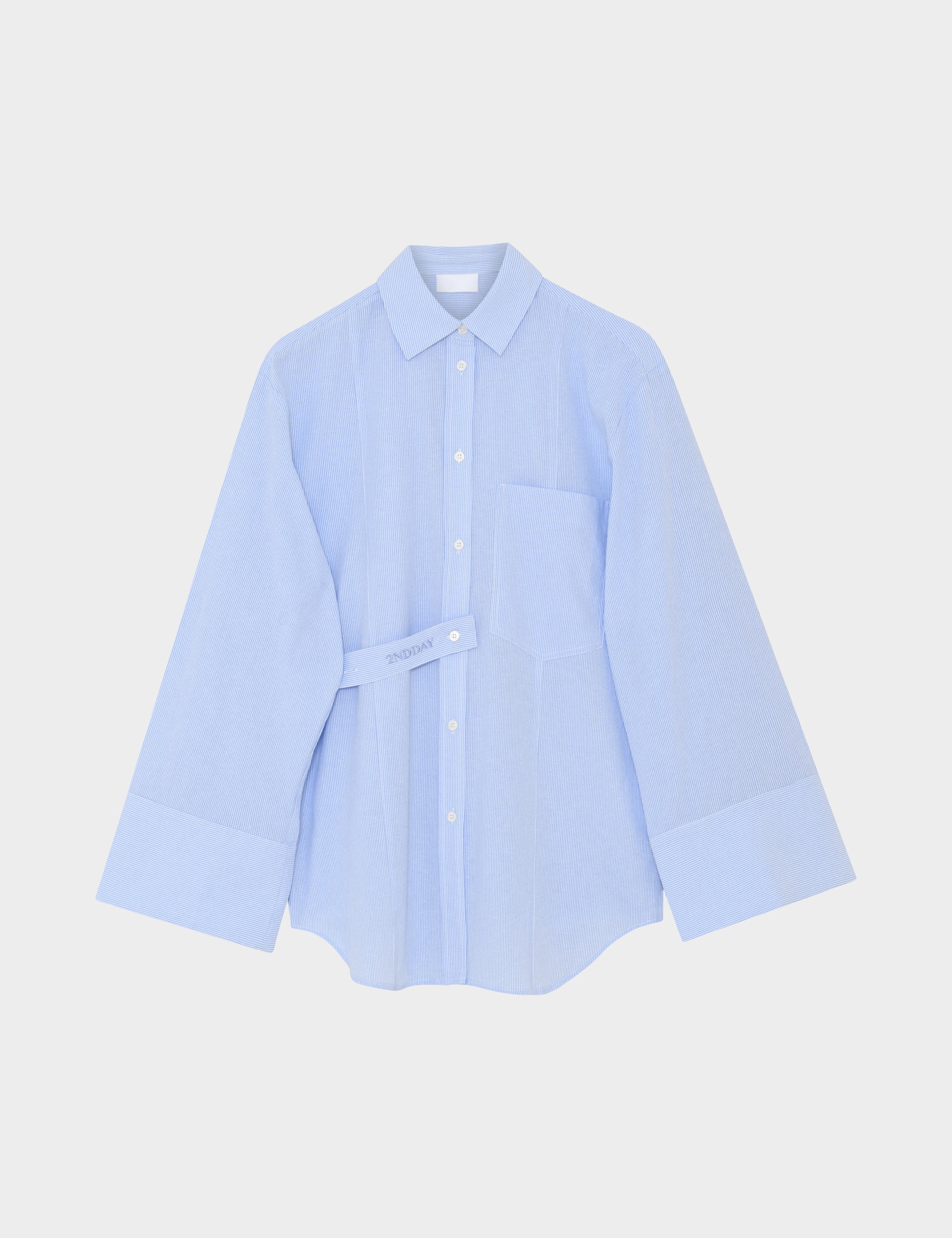 2NDDAY 2ND Cassie - Crisp Summer Shirting Shirts & Blouses 153919 Serenity