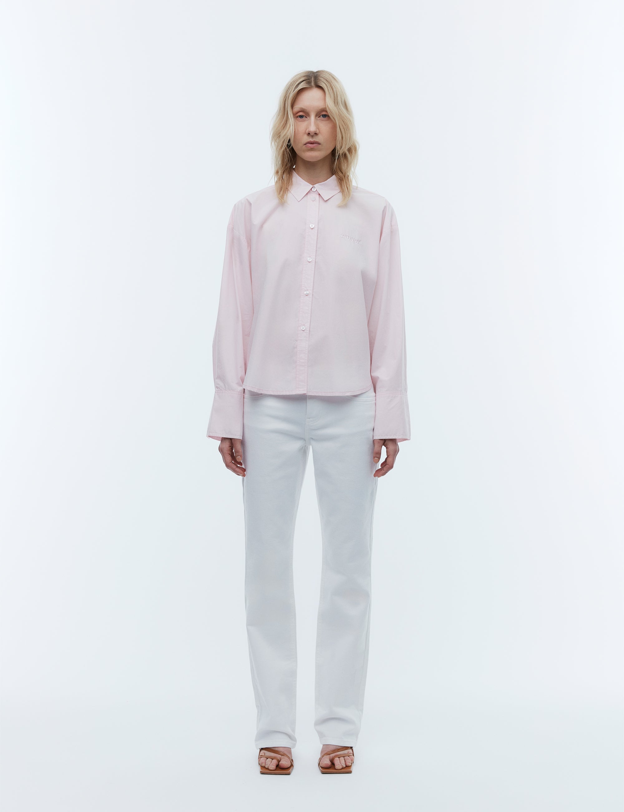 2NDDAY 2ND Clara - Fine Crispy Poplin Shirts & Blouses 121310 Blushing Bride