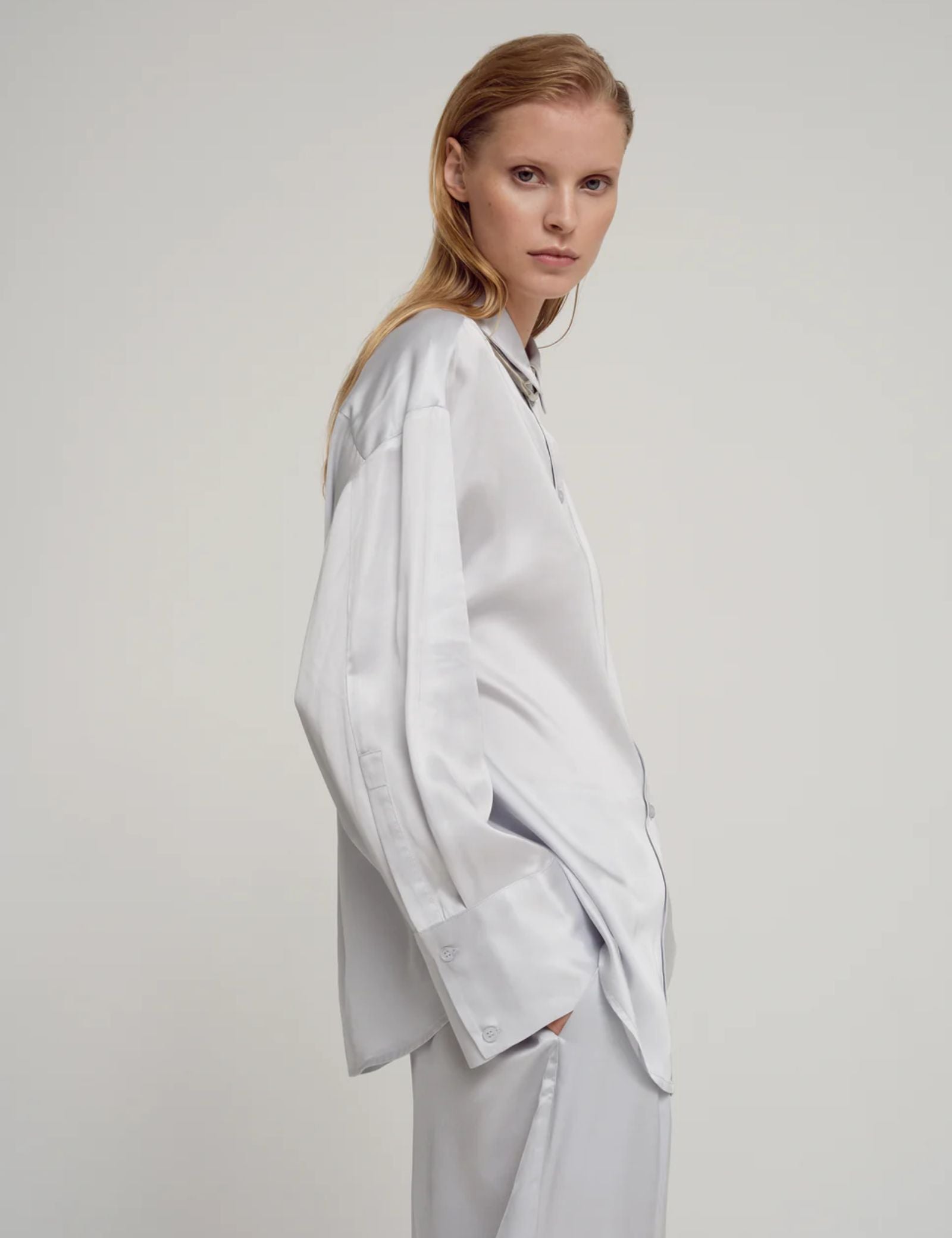 2NDDAY 2ND Clarose - Silky Viscose Shirts & Blouses 134110 Arctic Ice