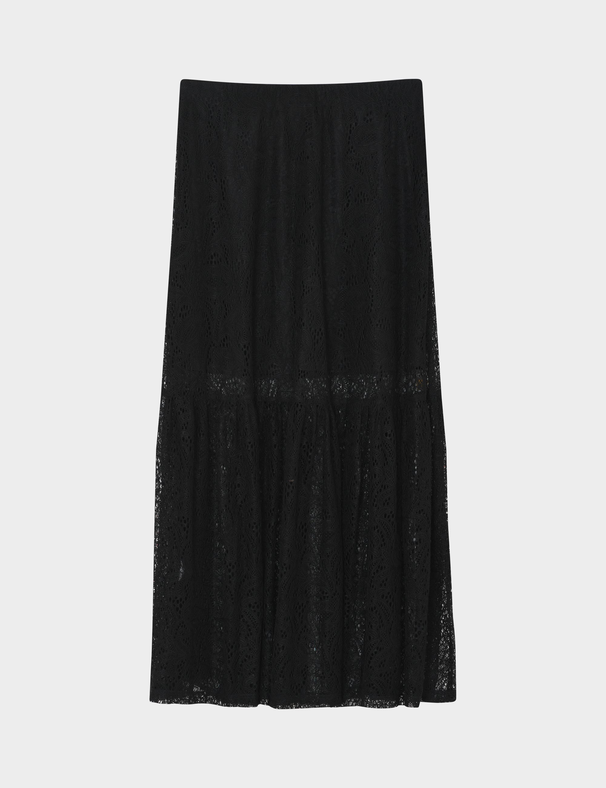2NDDAY 2ND Cleam - Airy Lace - Nederdel Skirt 190303 Black