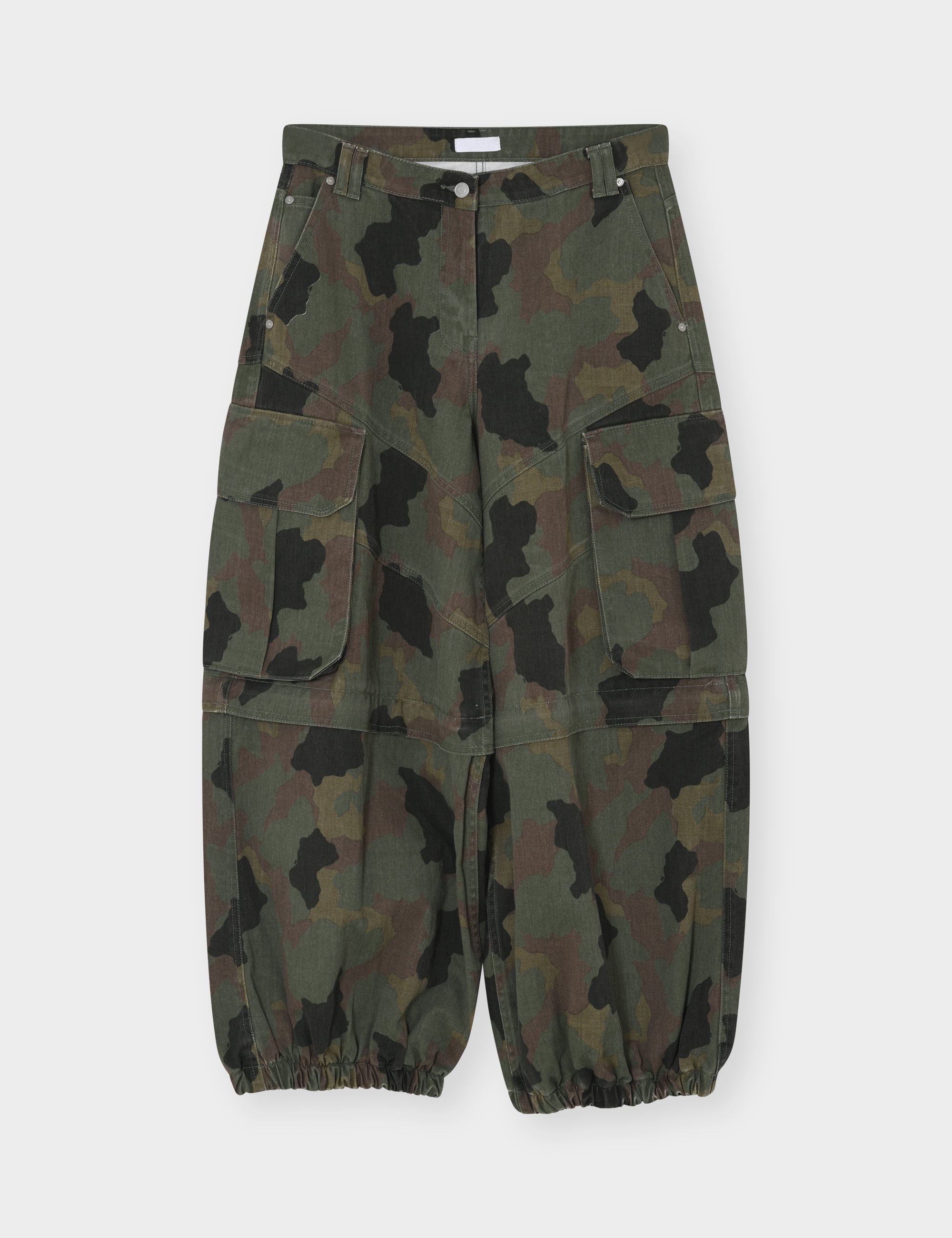 2NDDAY 2ND Erlene - Twill Denim - Bukser Bukser 180420 Flur leaf clover print