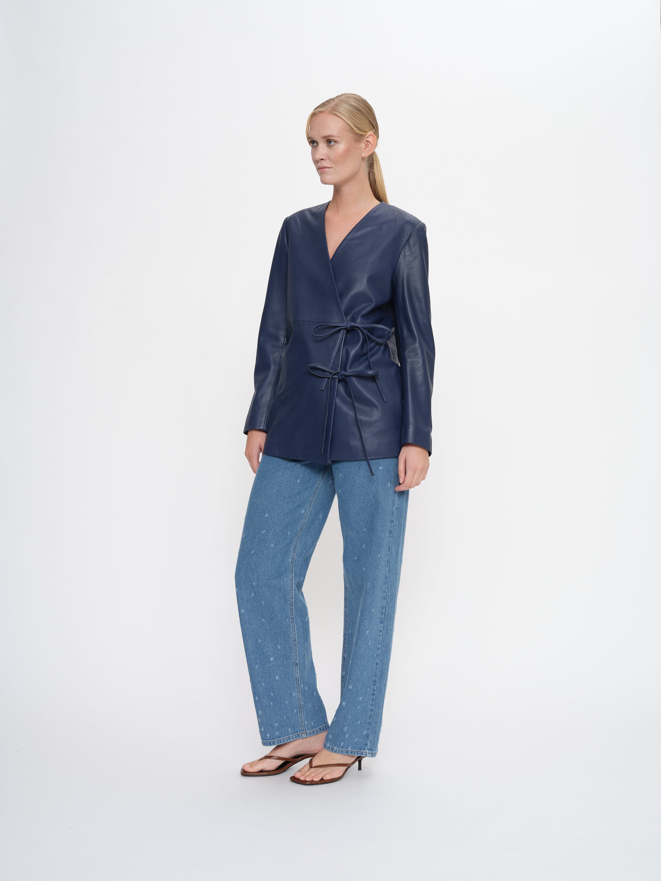 2NDDAY 2ND Flossy - Distressed Denim Jeans D019 Mid Blue