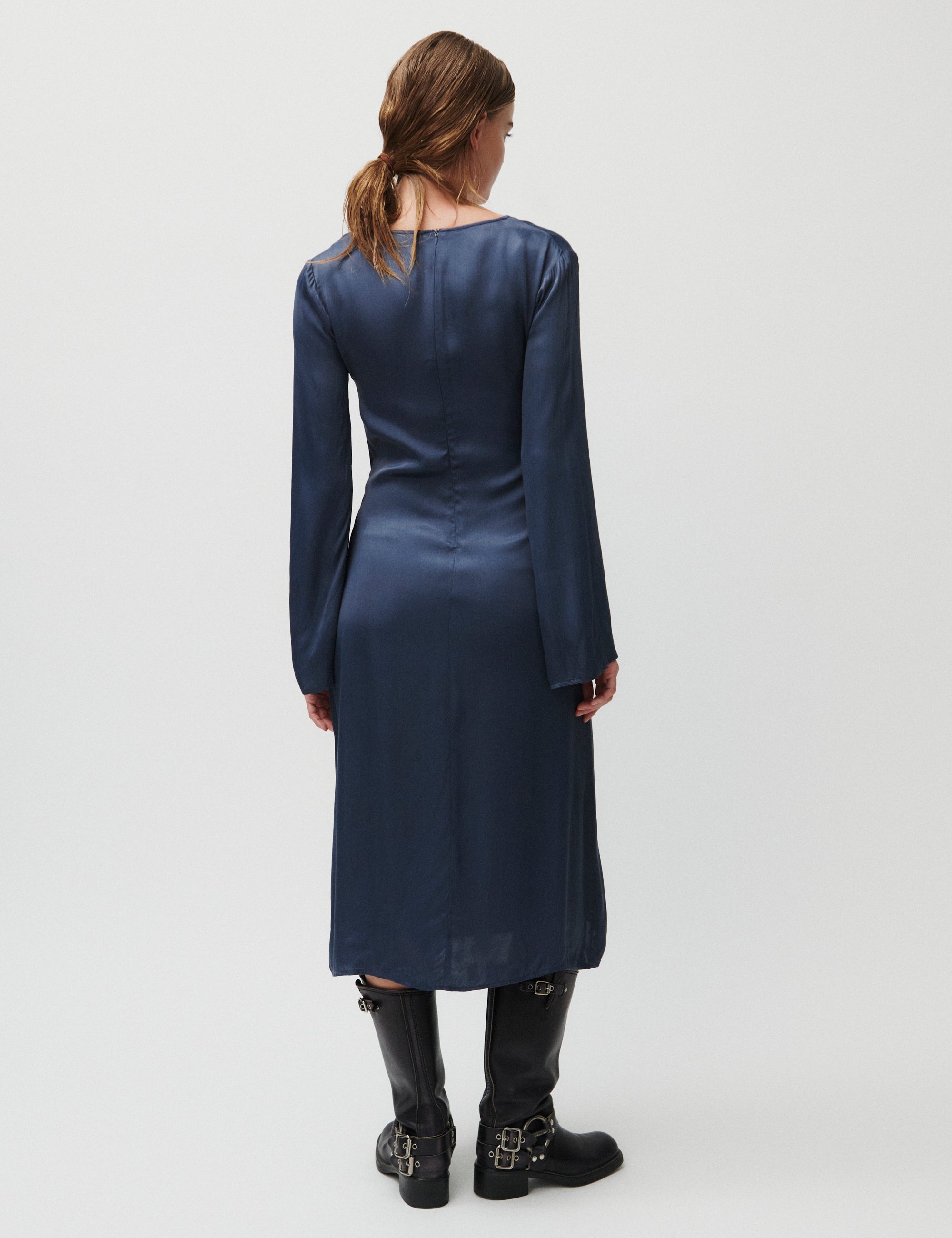 2NDDAY 2ND Gritt - Viscose Dress 183916 Flint stone