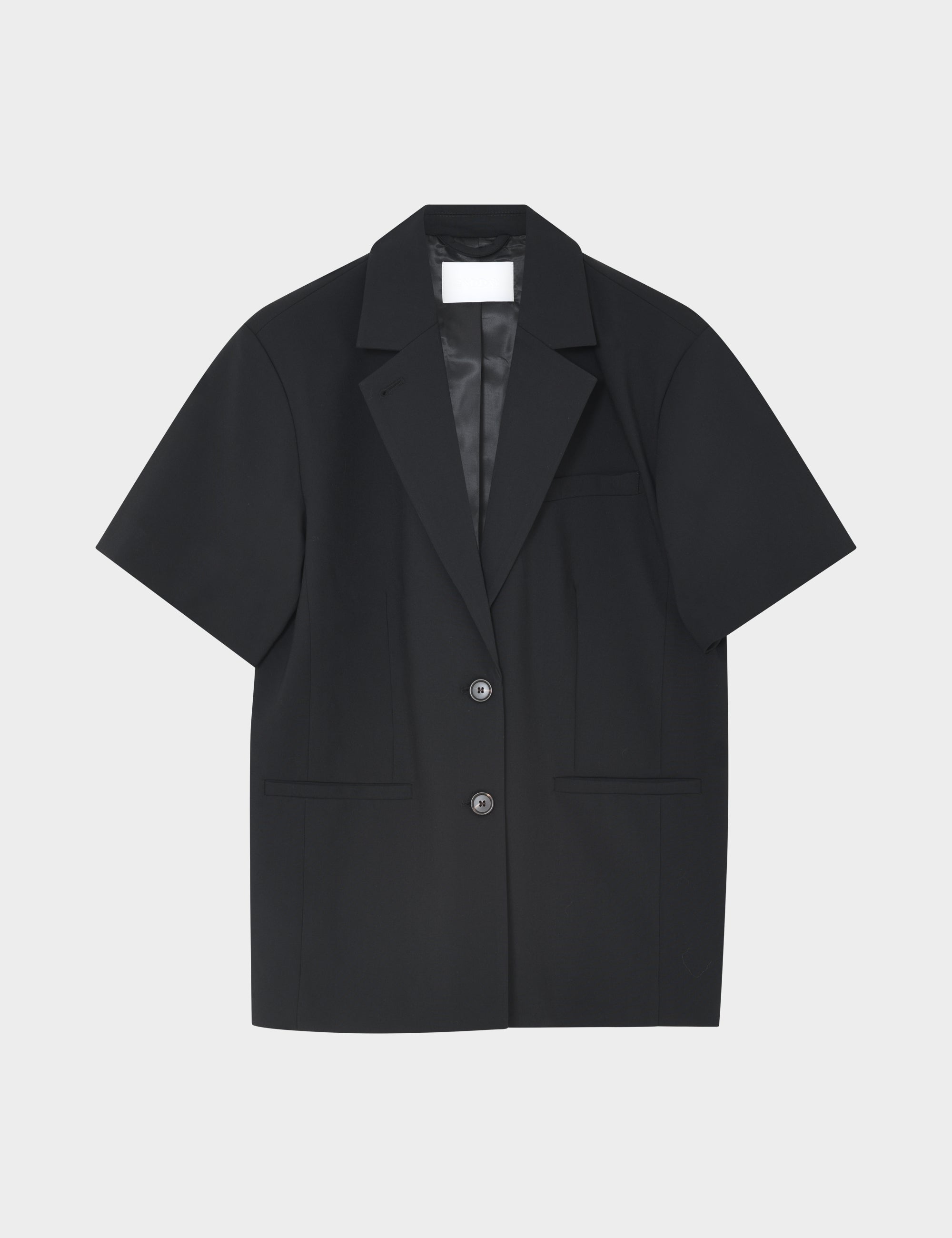 2NDDAY 2ND Hanzo - Melange Suiting - Blazer Blazer 190303 Black