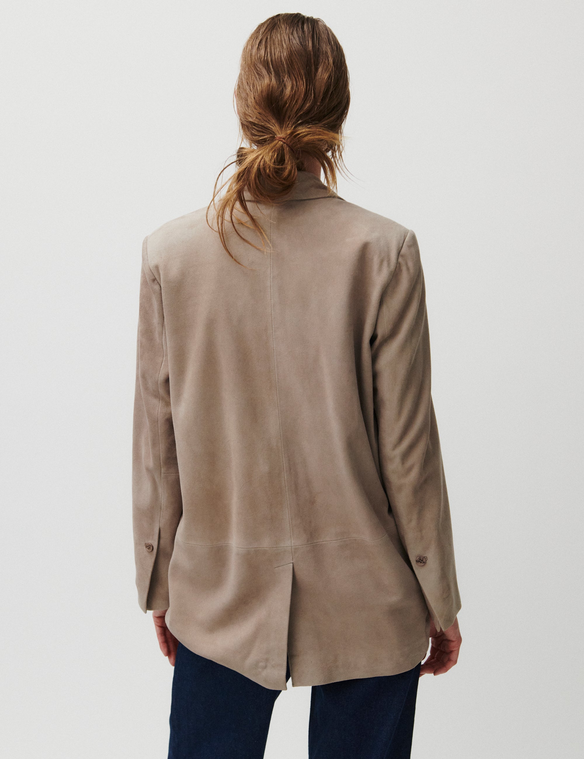 2NDDAY 2ND Harrum - Suede Jackets 170808 Taupe Gray