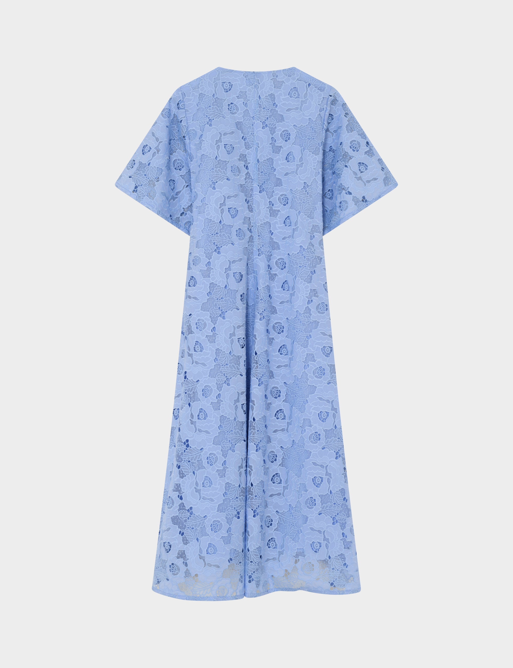 2NDDAY 2ND Hunter - Broderi Anglaise Mix Kjole 144115 CASHMERE BLUE