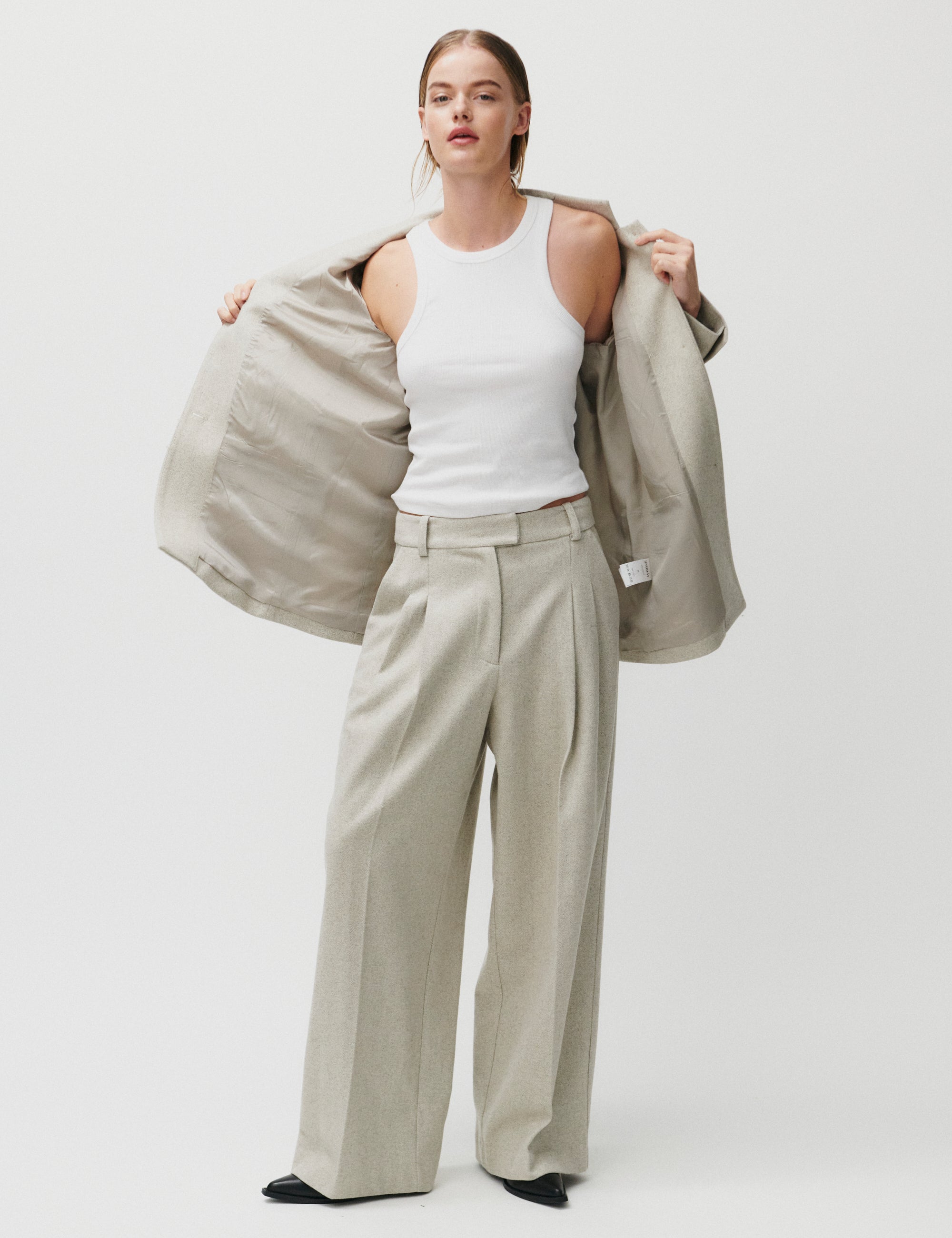 2NDDAY 2ND Husa - Herringbone suiting Blazer 161305 String