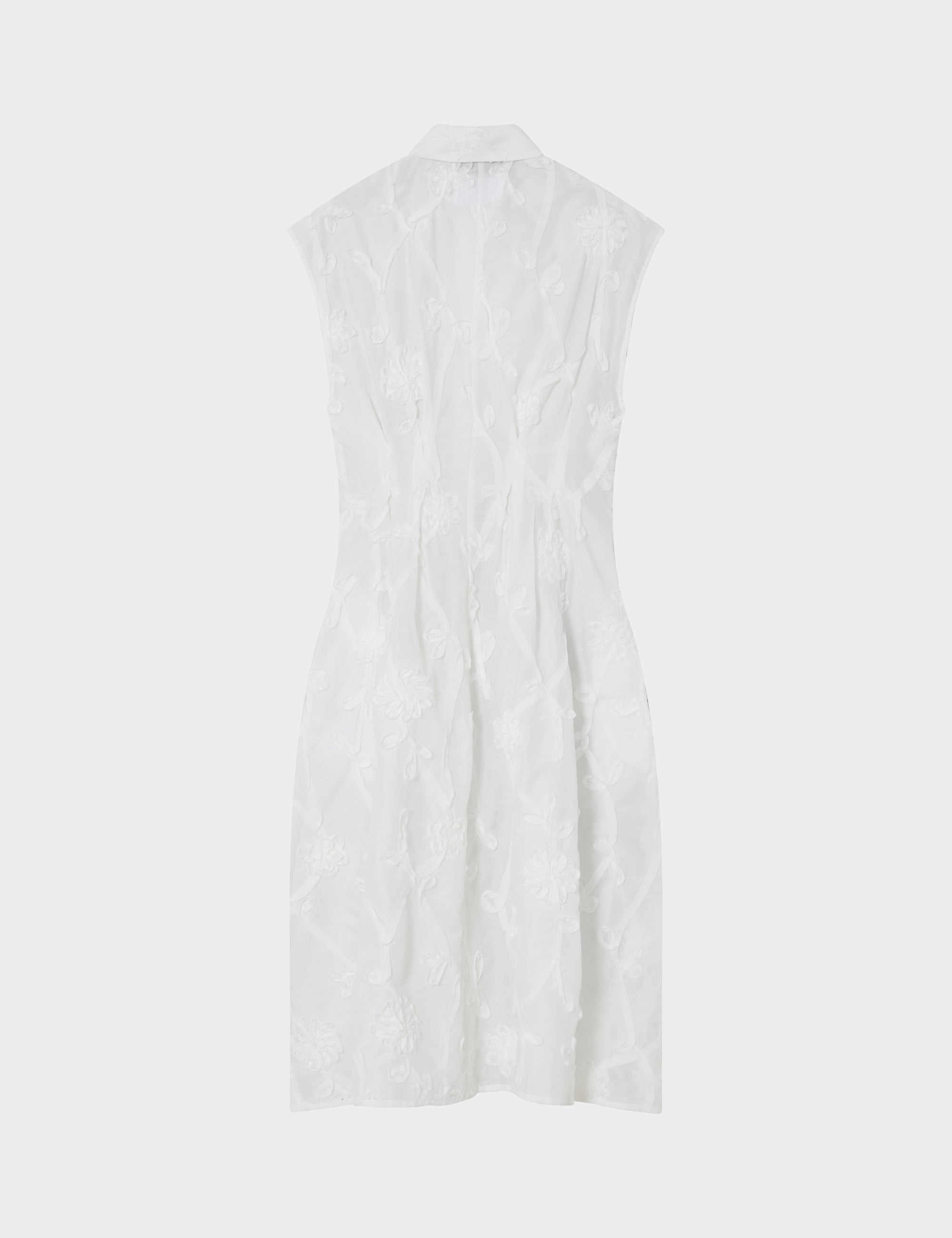 2NDDAY 2ND Jamie - Crisp Summer Shirting Kjole 114001 Brilliant White