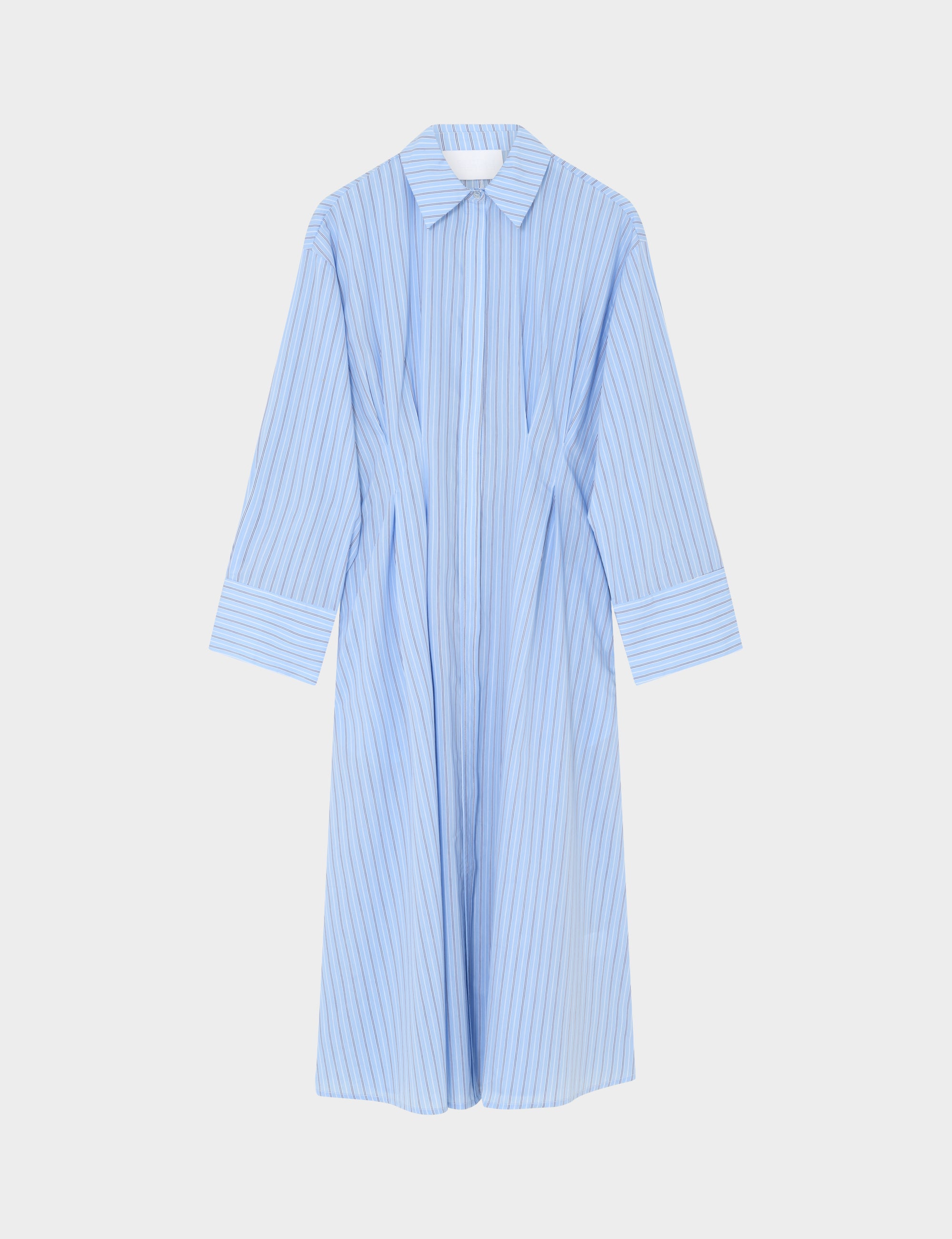 2NDDAY 2ND Jamies - Fall Shirting - Kjole Kjole 420159 Cash Blue Stripe