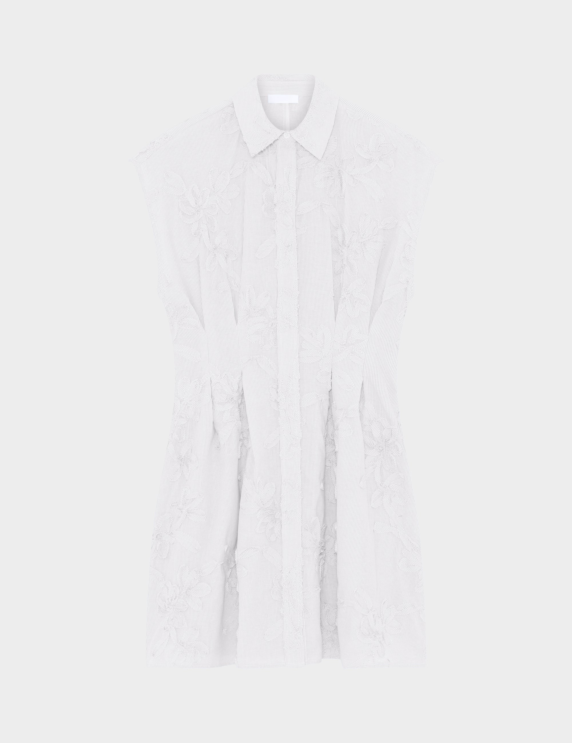 2NDDAY 2ND Jamz - Crisp Summer Shirting - Kjole Kjole 110601 Bright White