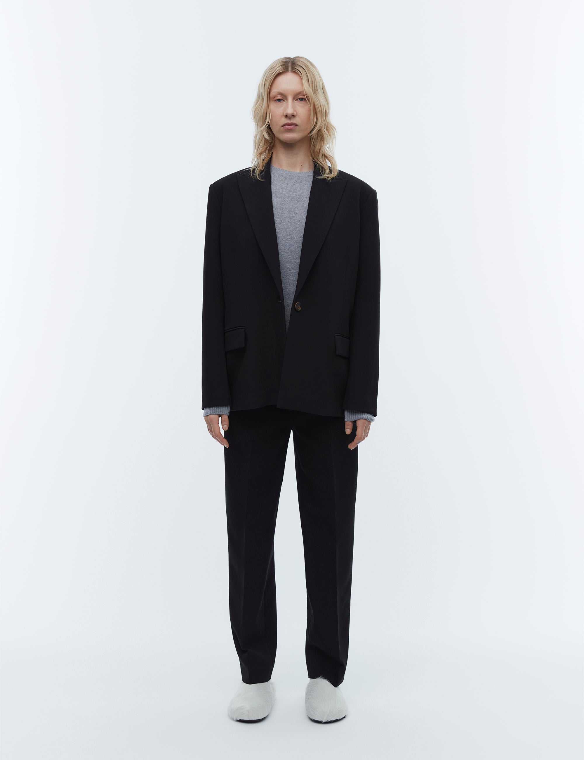 2NDDAY 2ND Janet - Attired Suiting Jakke 194008 Meteorite (Black)