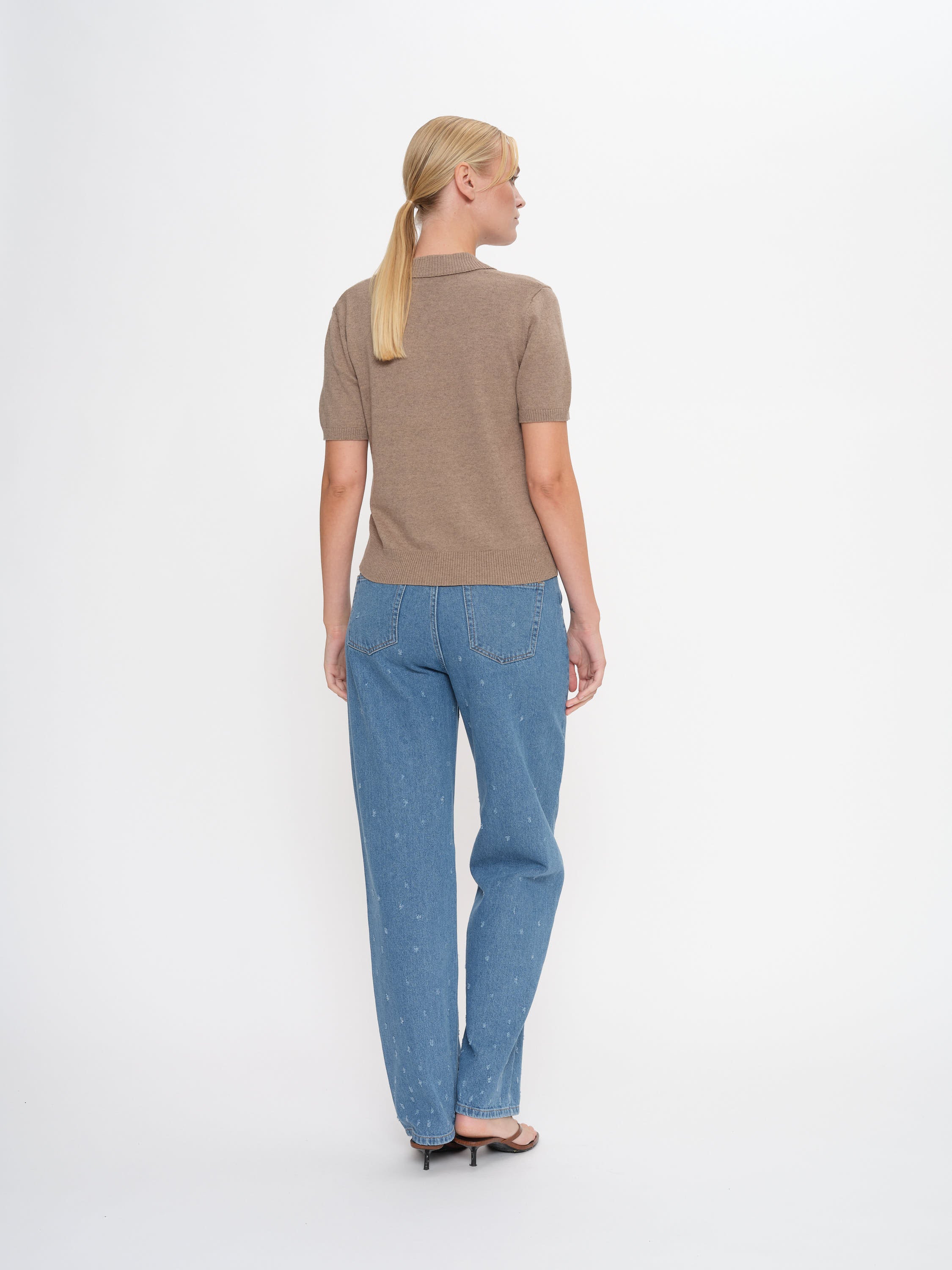 2NDDAY 2ND Jean - Soft Wool Blend Tops & T-Shirts 171310 Timber Wolf