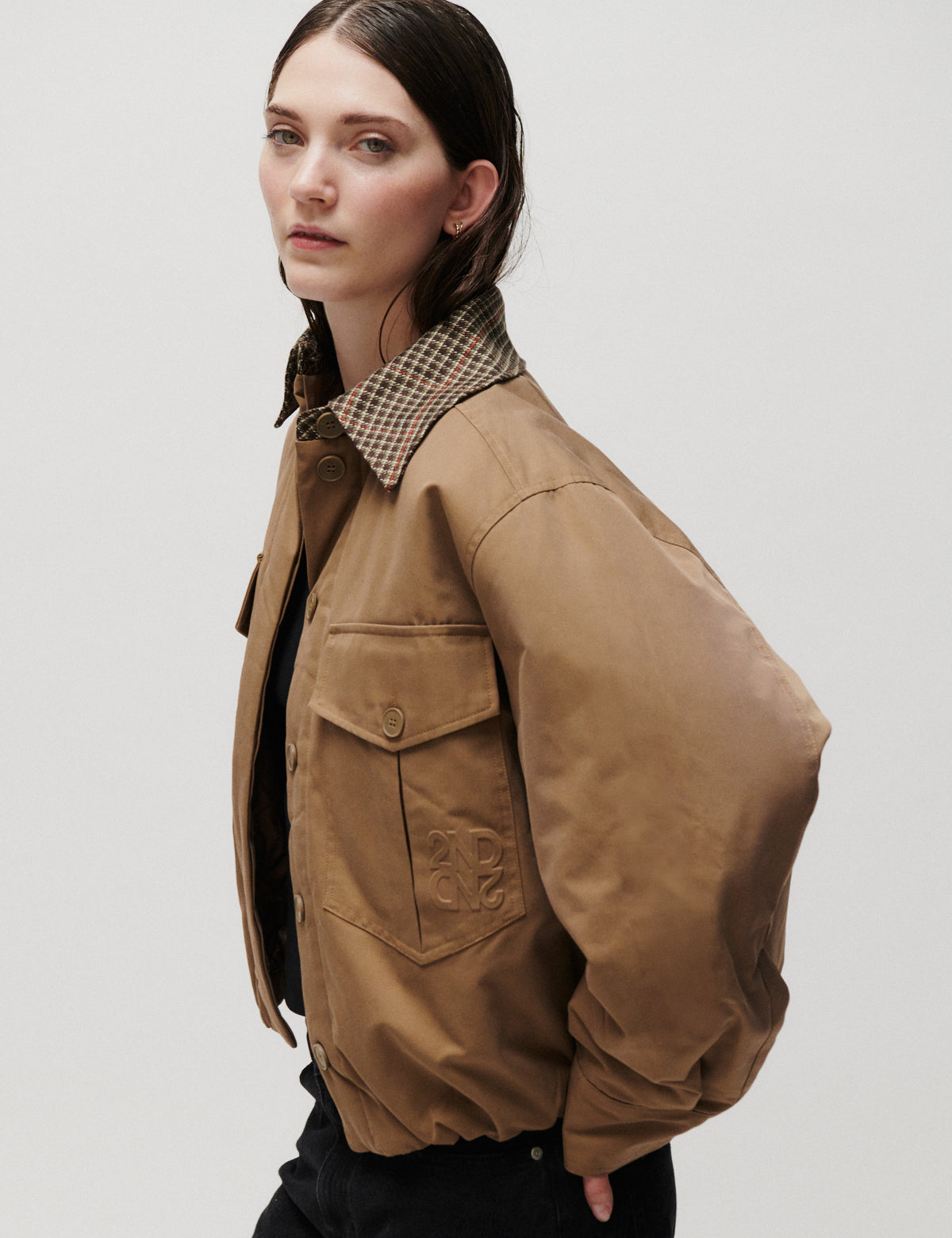 2NDDAY 2ND Juri - Spring Trench - Jakke Jakke 180523 Winter Moss