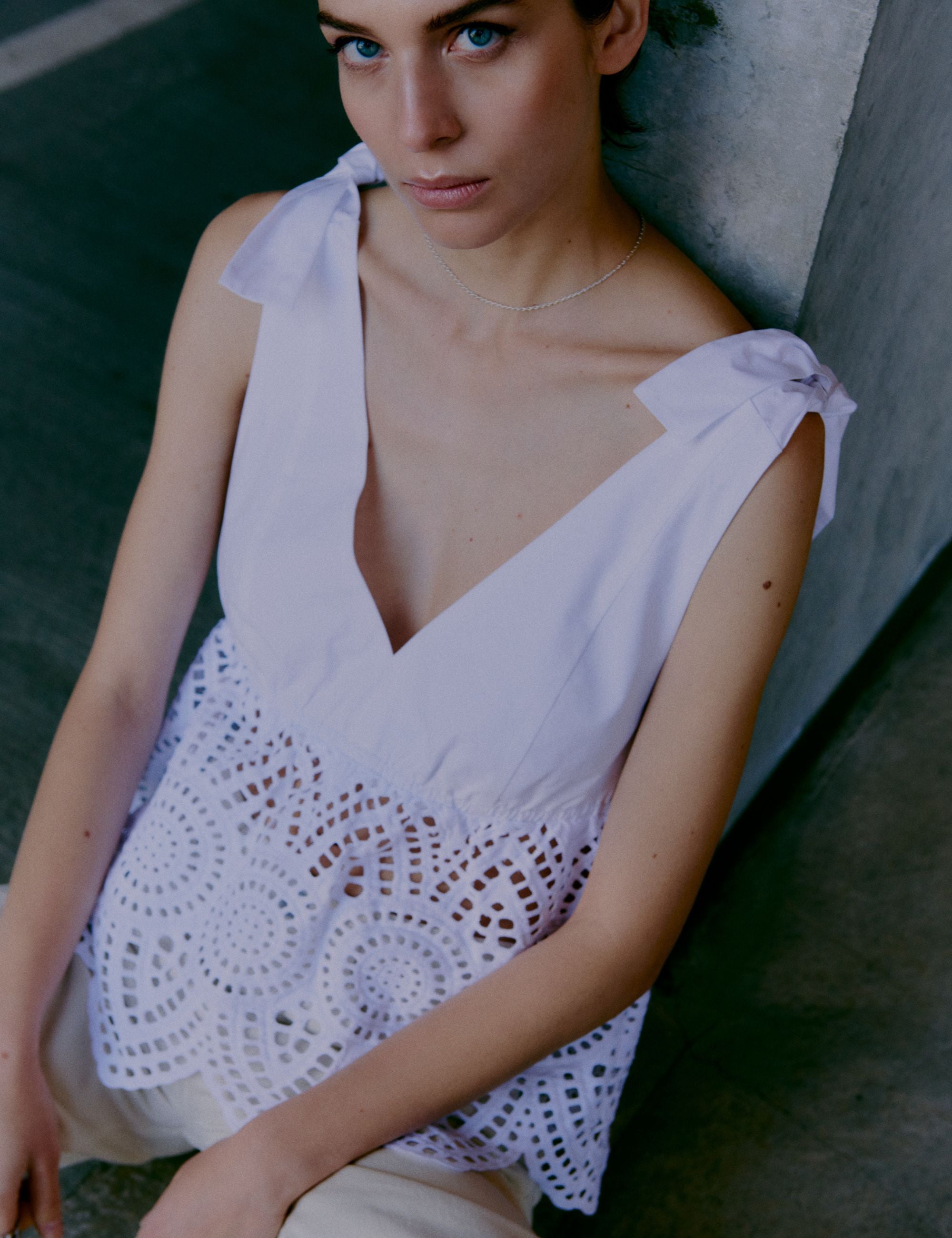 2NDDAY 2ND Kuna - Poplin Charm Tops & T-Shirts 114001 Brilliant White