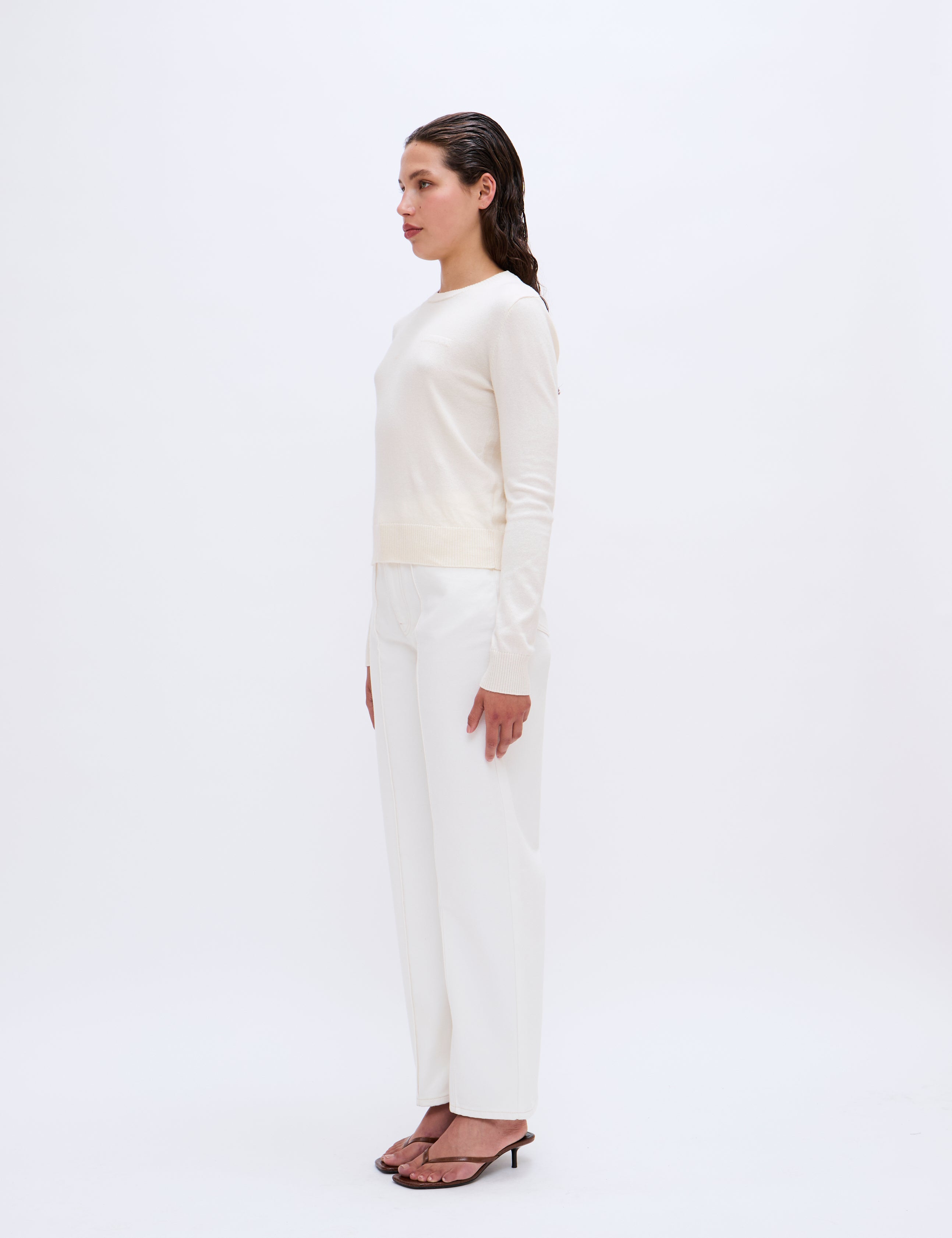 2NDDAY 2ND Lance - Soft Wool Blend Sweater 114801 TOFU