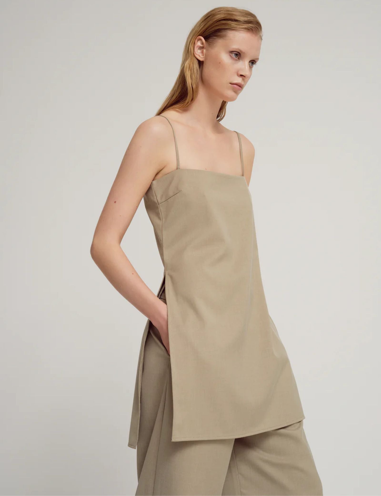 2NDDAY 2ND Leticio - Grainy suiting Shirts & Blouses 181112 Walnut