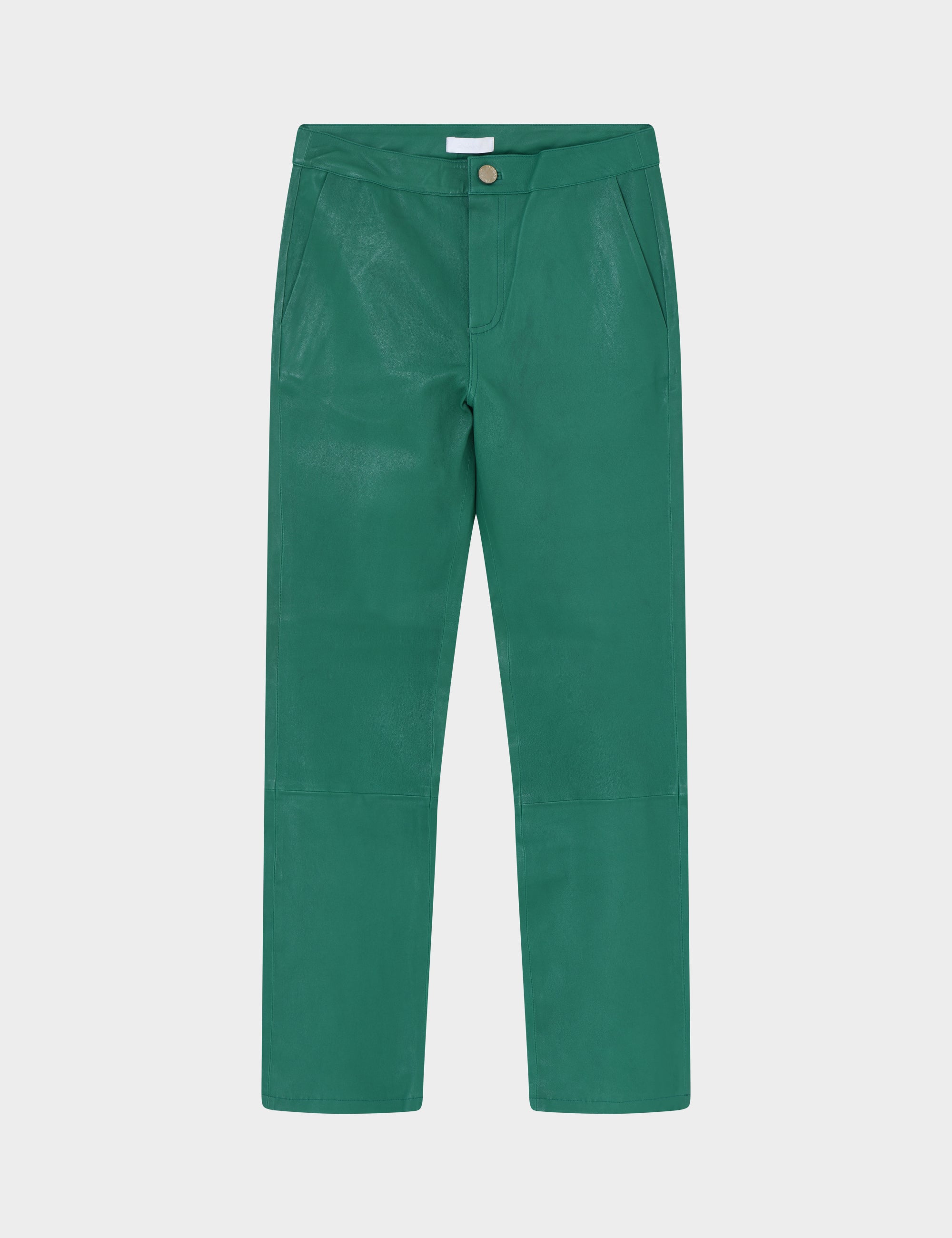 2NDDAY 2ND Leya - Stretch Leather Pants Bukser 185338 Ultramarine Green