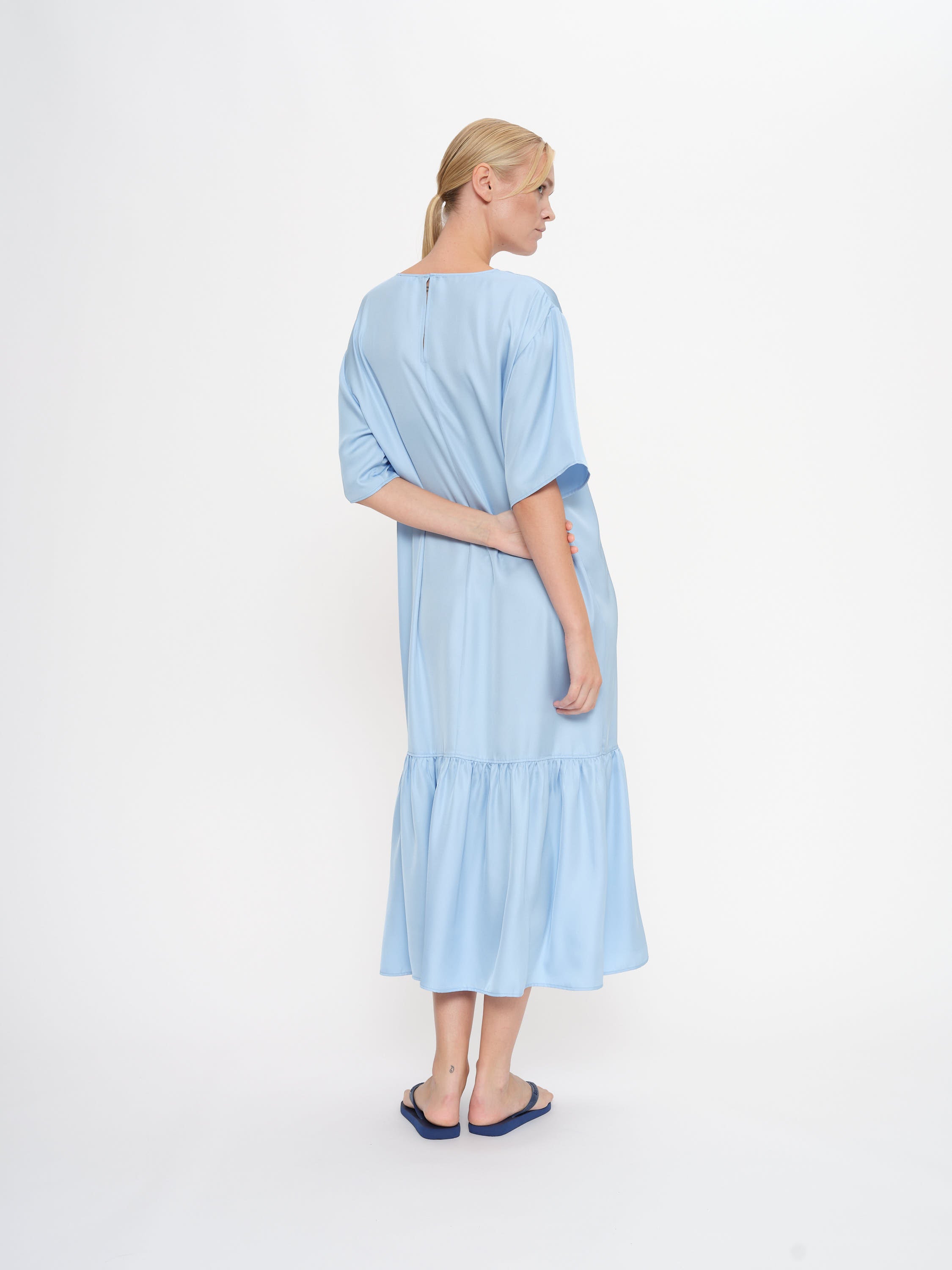 2NDDAY 2ND Lorice - Fluid Twill Dress 04038 Powder Blue