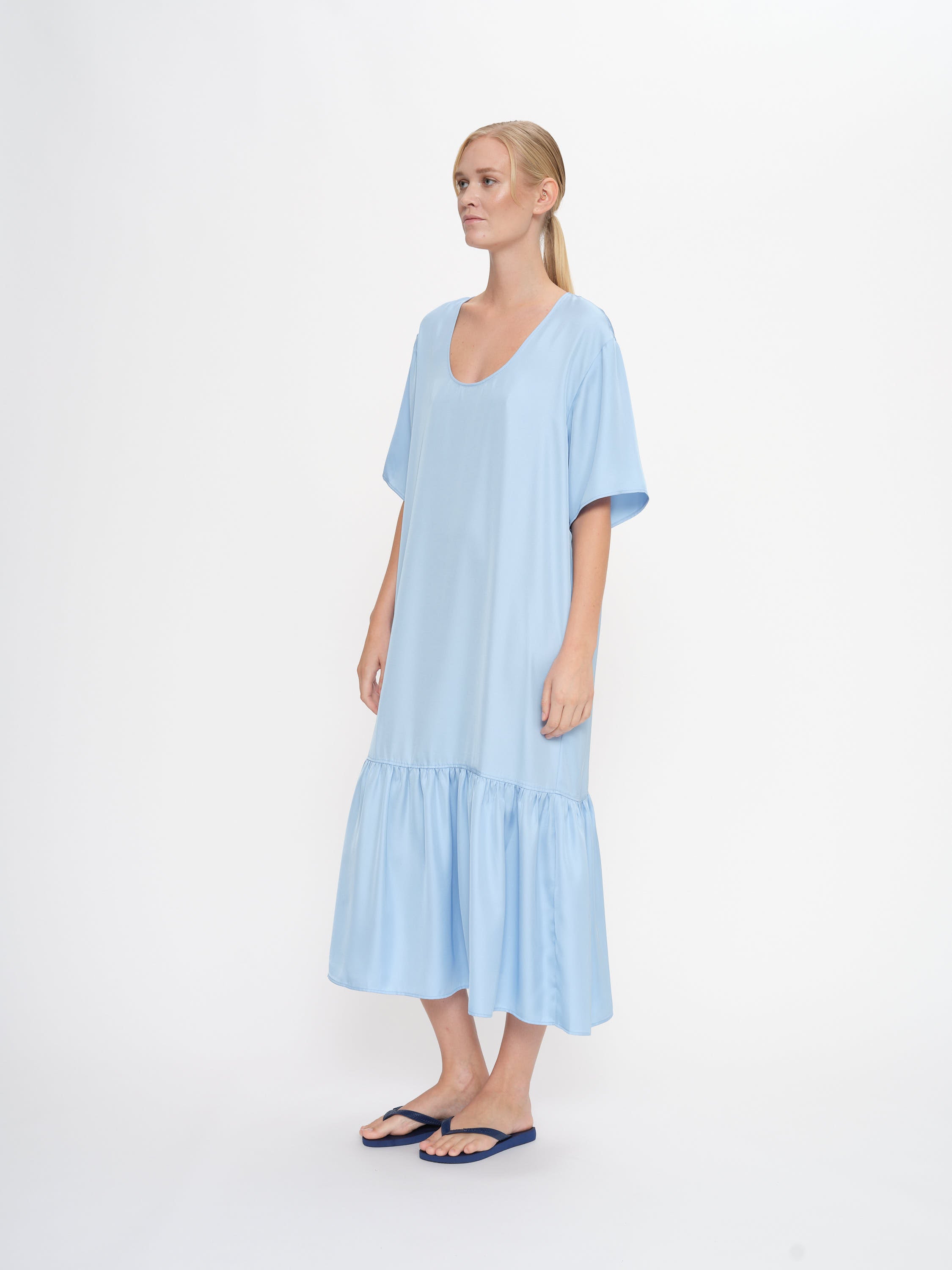 2NDDAY 2ND Lorice - Fluid Twill Dress 04038 Powder Blue