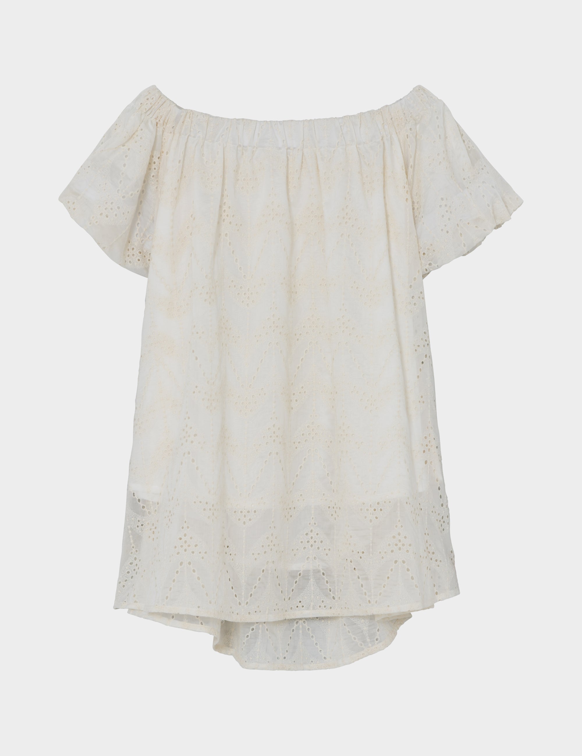 2NDDAY 2ND Marsha - Airy Anglaise Kjole 114001 Brilliant White