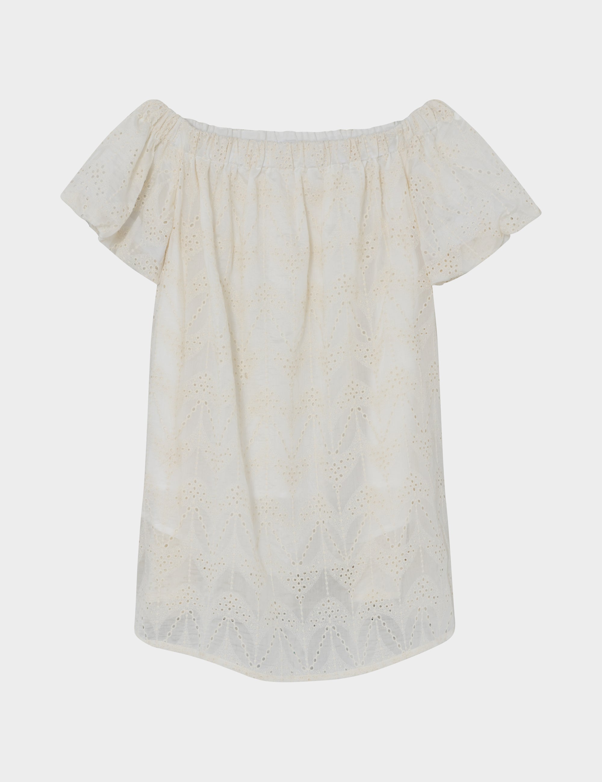 2NDDAY 2ND Marsha - Airy Anglaise Kjole 114001 Brilliant White