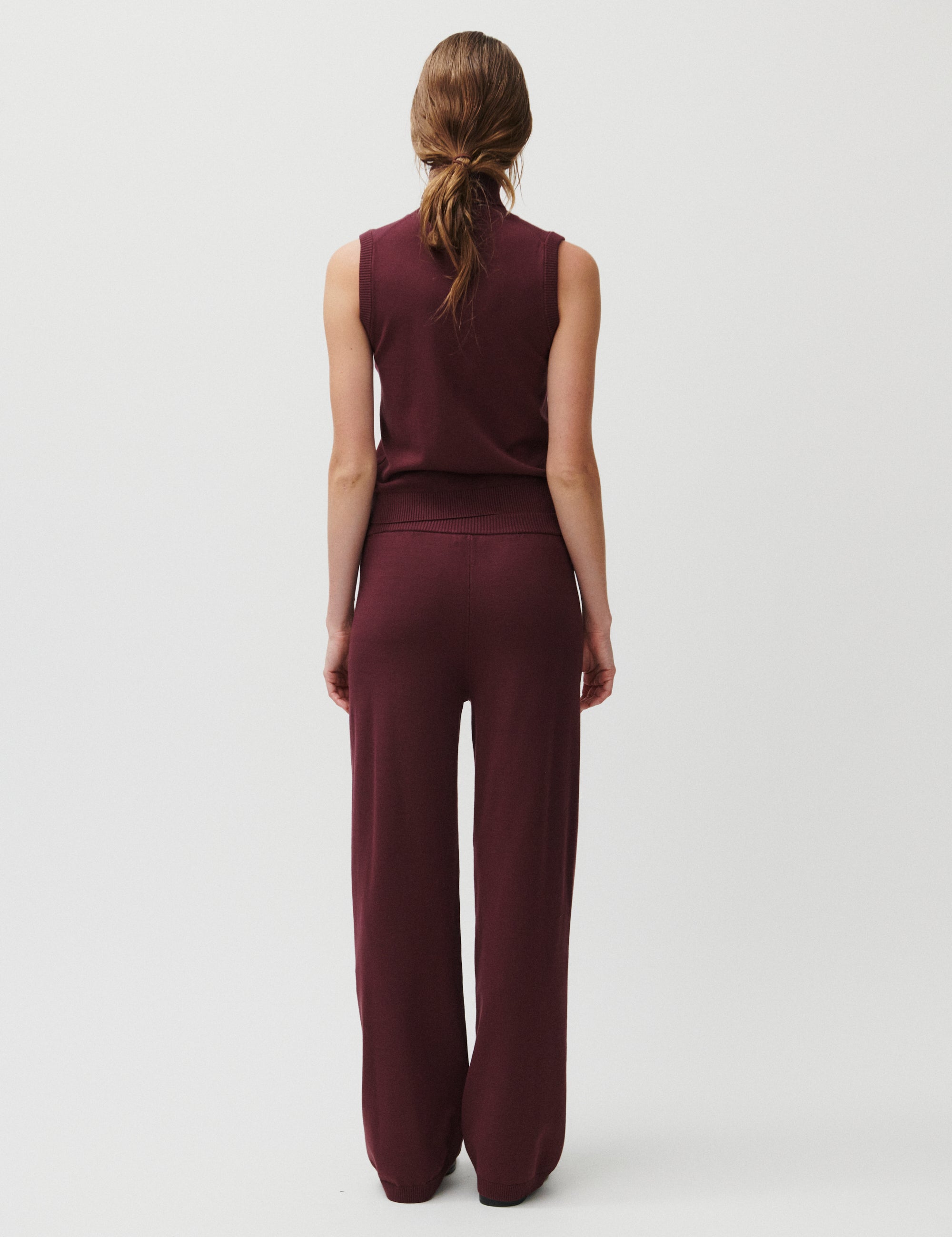 2NDDAY 2ND Martha - Viscose Knit Pants 09016 Catawba Grape