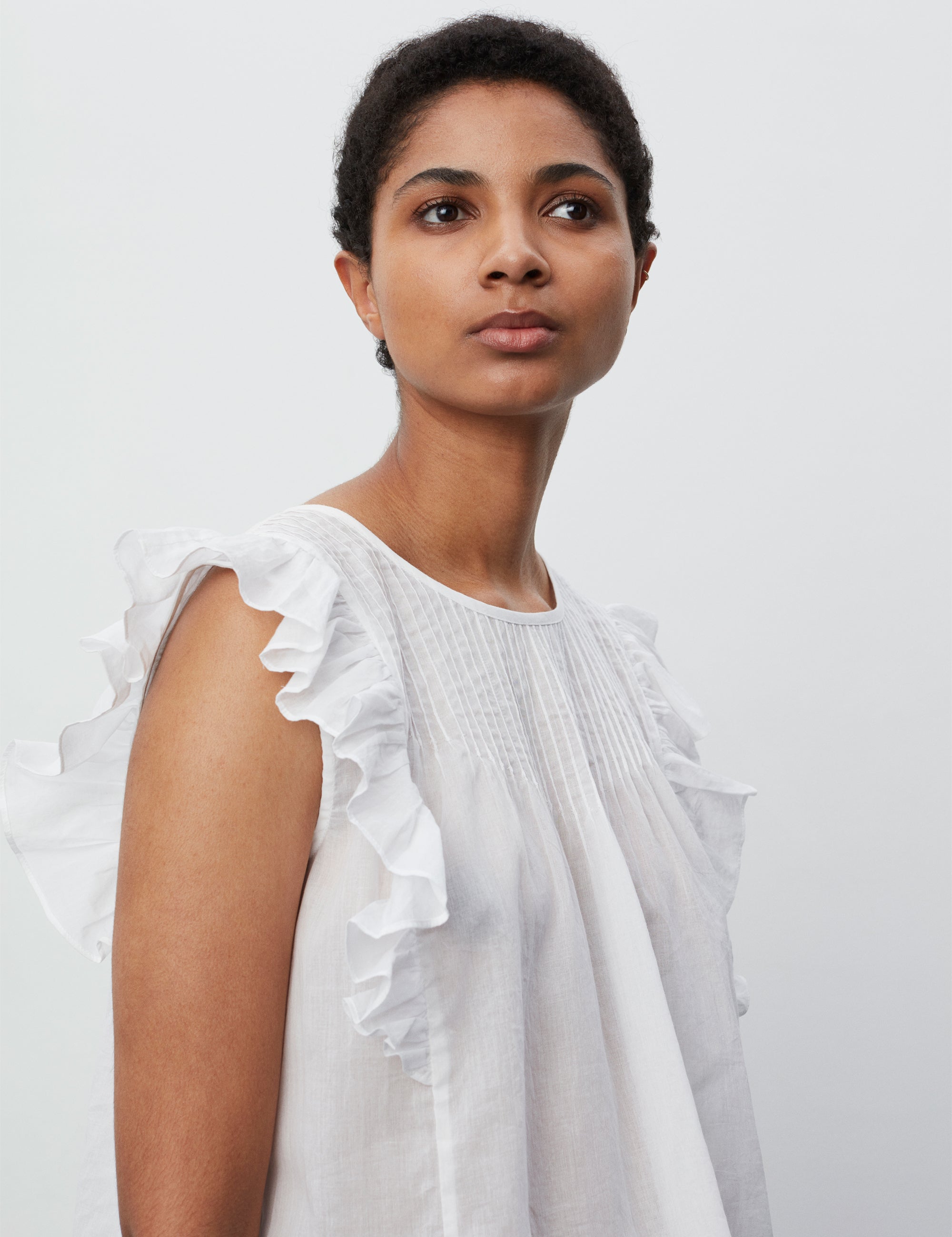 2NDDAY 2ND Martina ThinkTwice Top Tops & T-Shirts 110601 Bright White