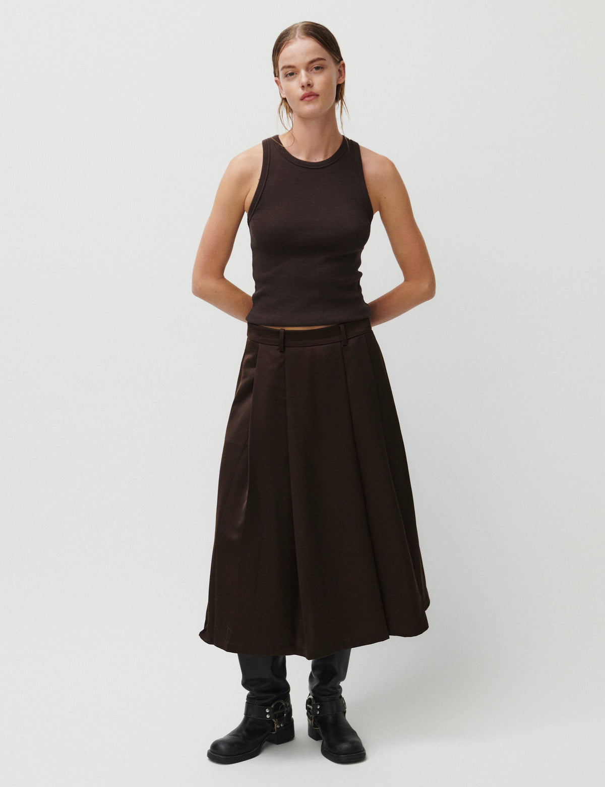 2NDDAY 2ND Matilda - Shiny Suiting - Nederdel Skirt 191016 JAVA