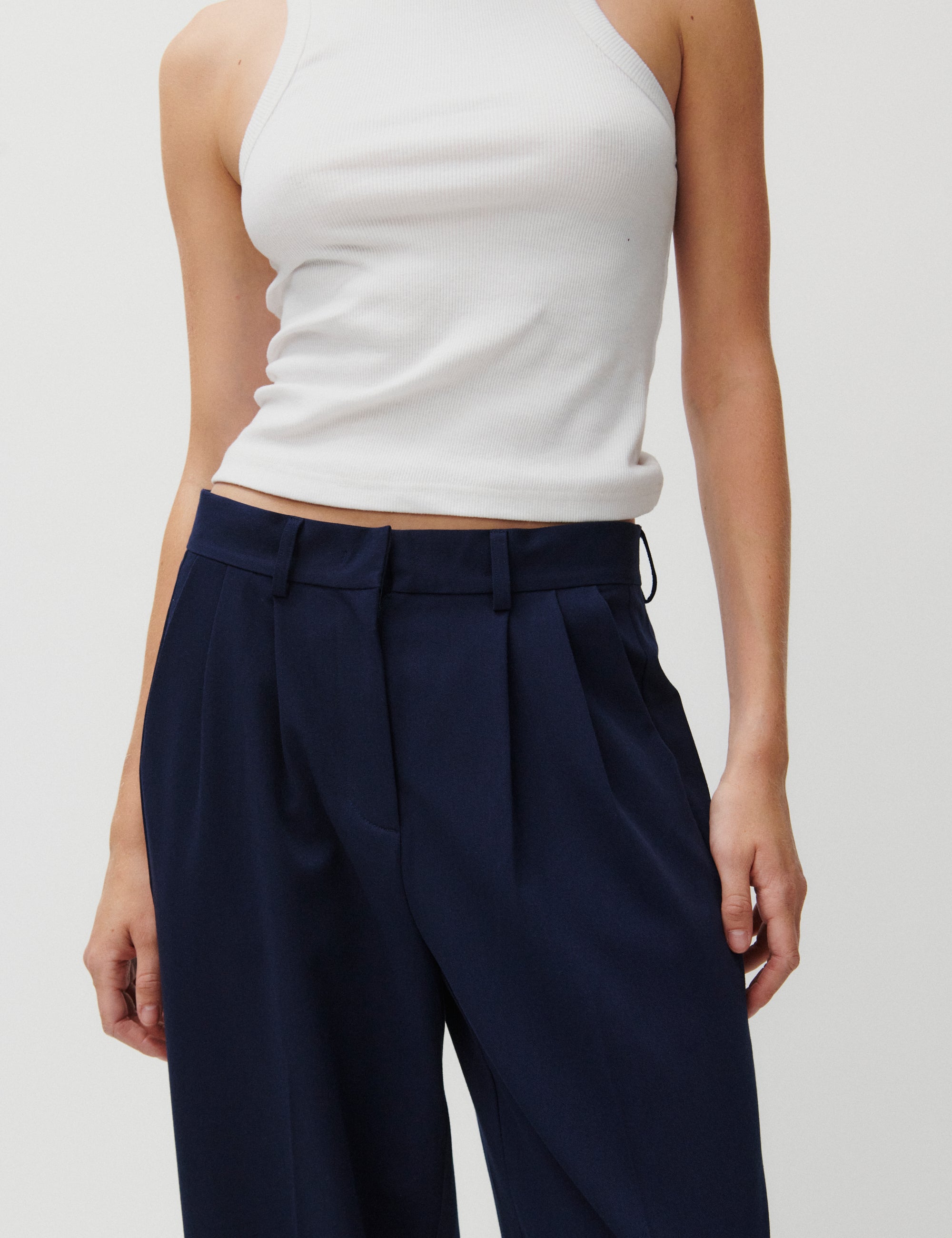 2NDDAY 2ND Mille - Daily Sleek Pants 04004 Navy Blazer