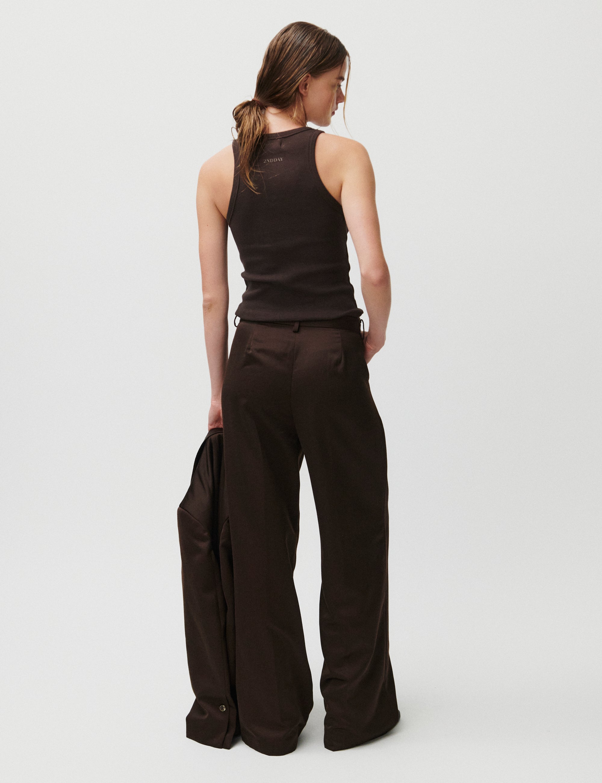 2NDDAY 2ND Mille - Shiny Suiting Pants 191016 JAVA