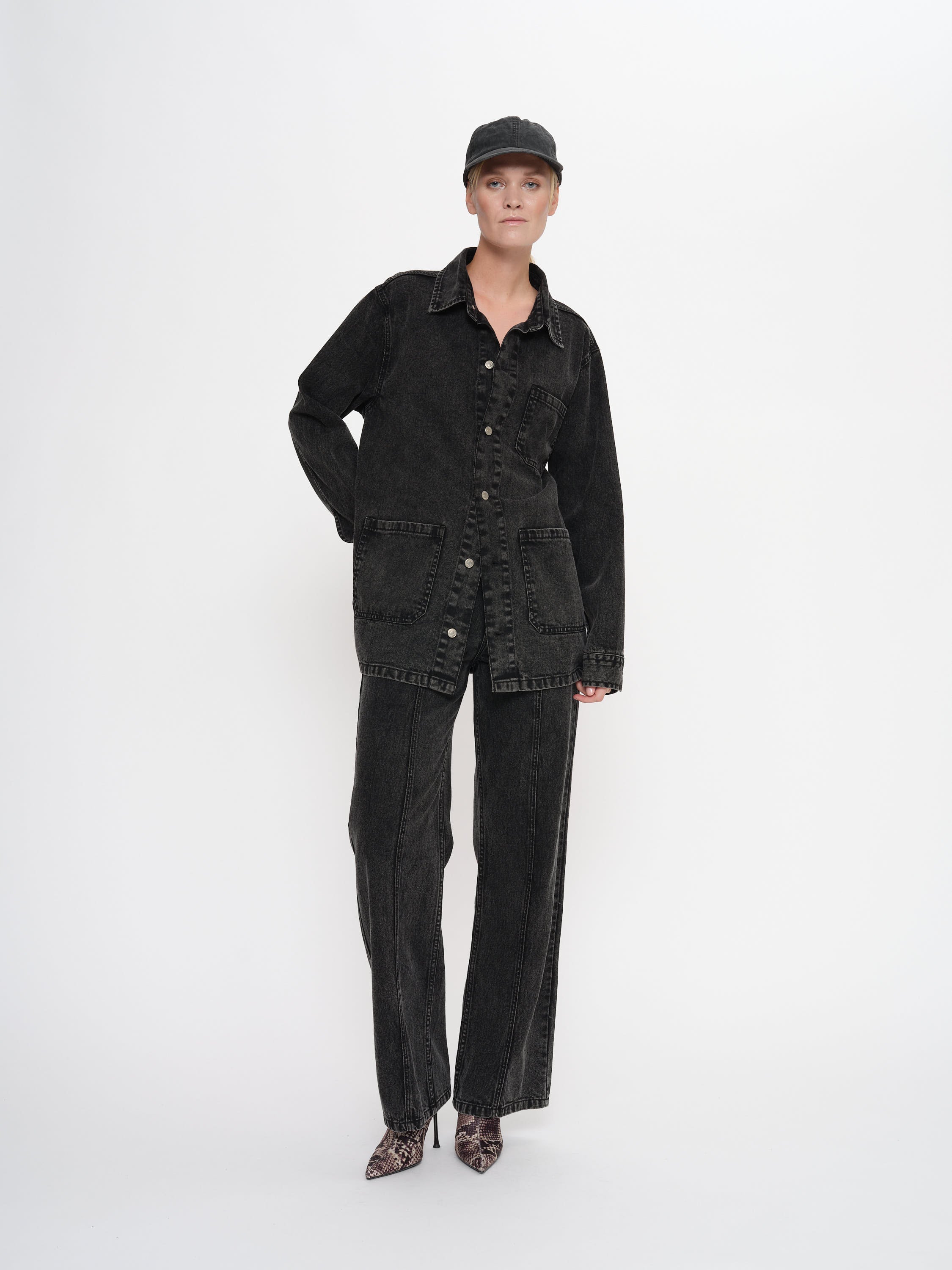 2NDDAY 2ND Rode - Dark Grey Denim Jeans D005 Grey Denim