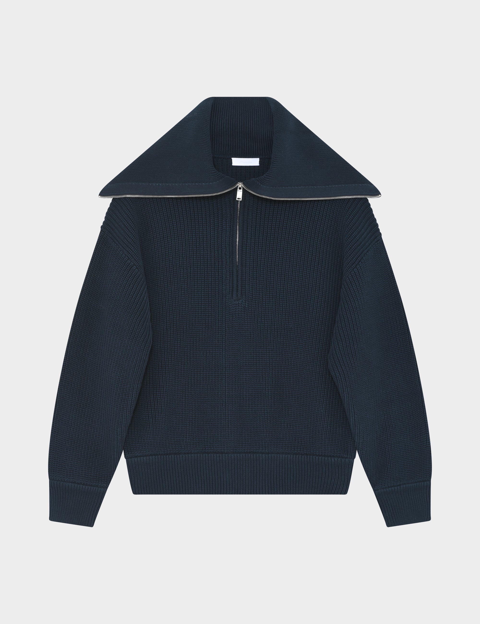 2NDDAY 2ND Serdina - Defined Cotton Ribs Pullover 193923 Navy Blazer