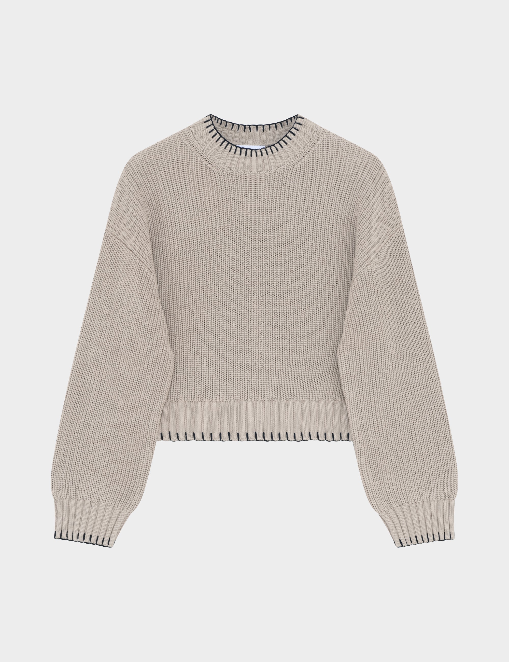 2NDDAY 2ND Serris - Defined Cotton Ribs Pullover 141106 Peyote