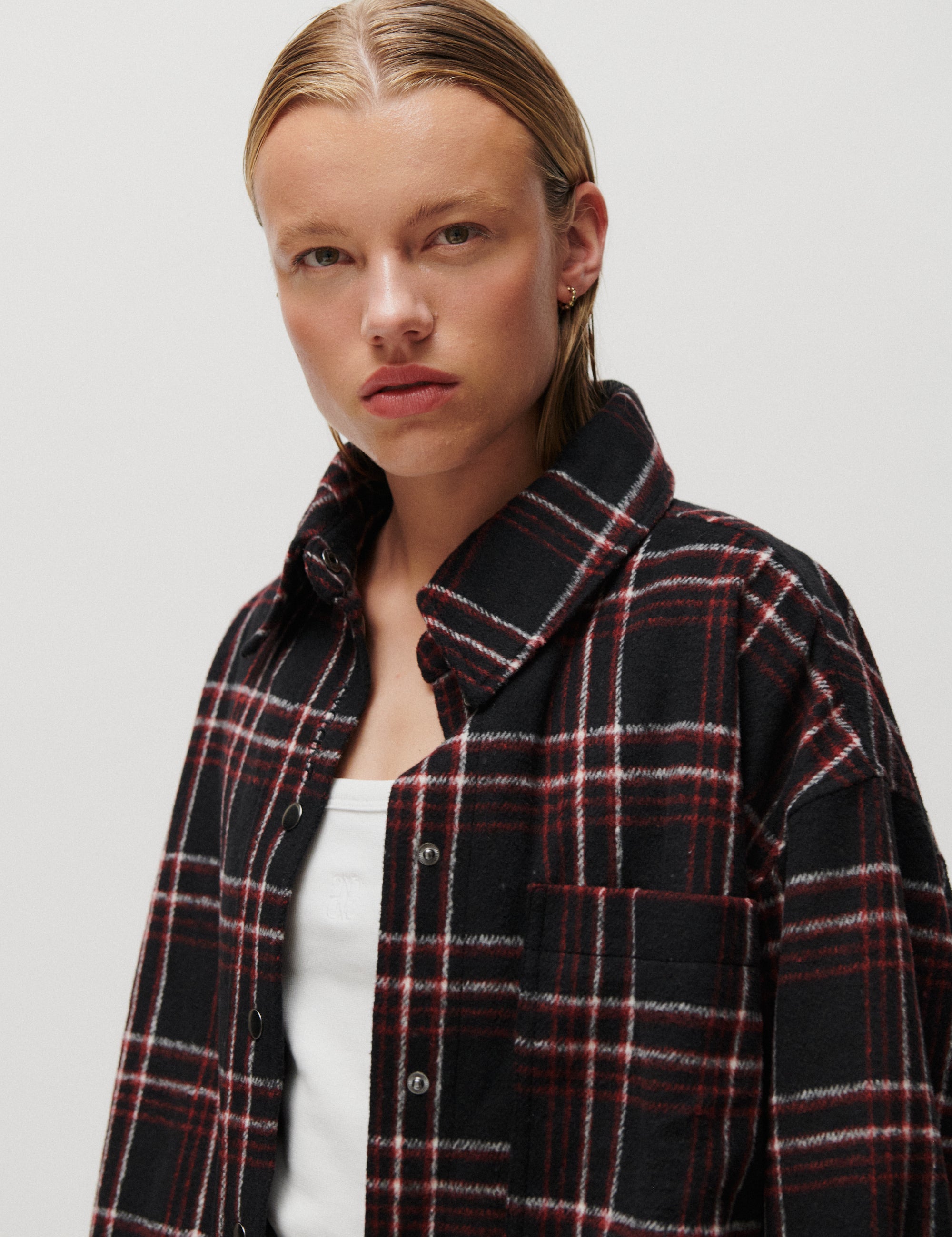 2NDDAY 2ND Seth - Funky Flannel - Jacket Jakke 190303 Black