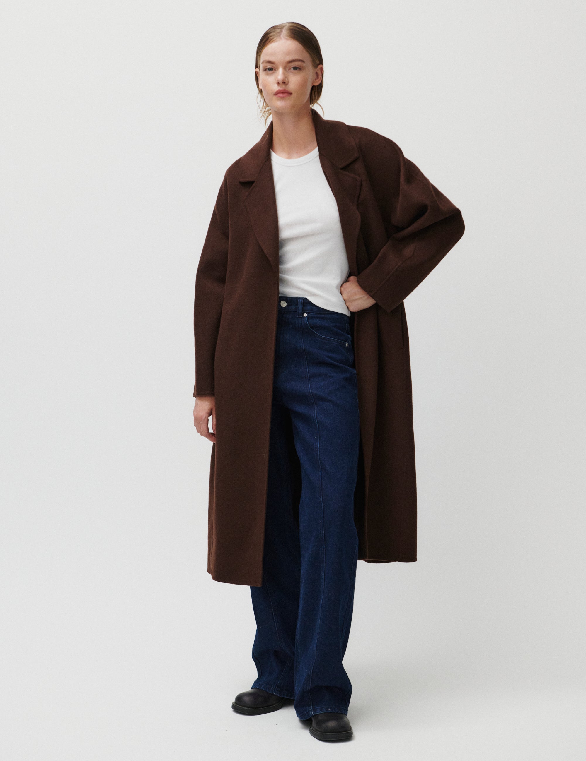 2NDDAY 2ND Sloane - Smooth Wool Coats & Jackets 191016 JAVA