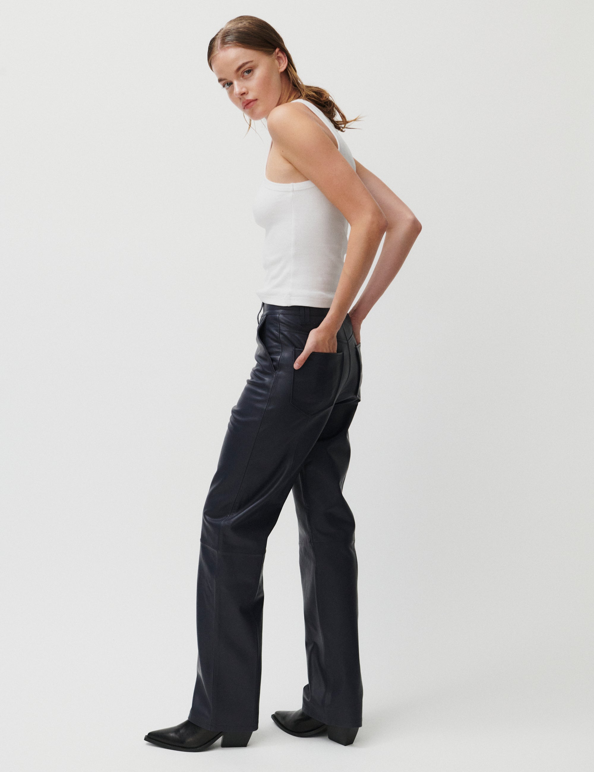 2NDDAY 2ND Toff - Fine leather Pants 193918 Periscope