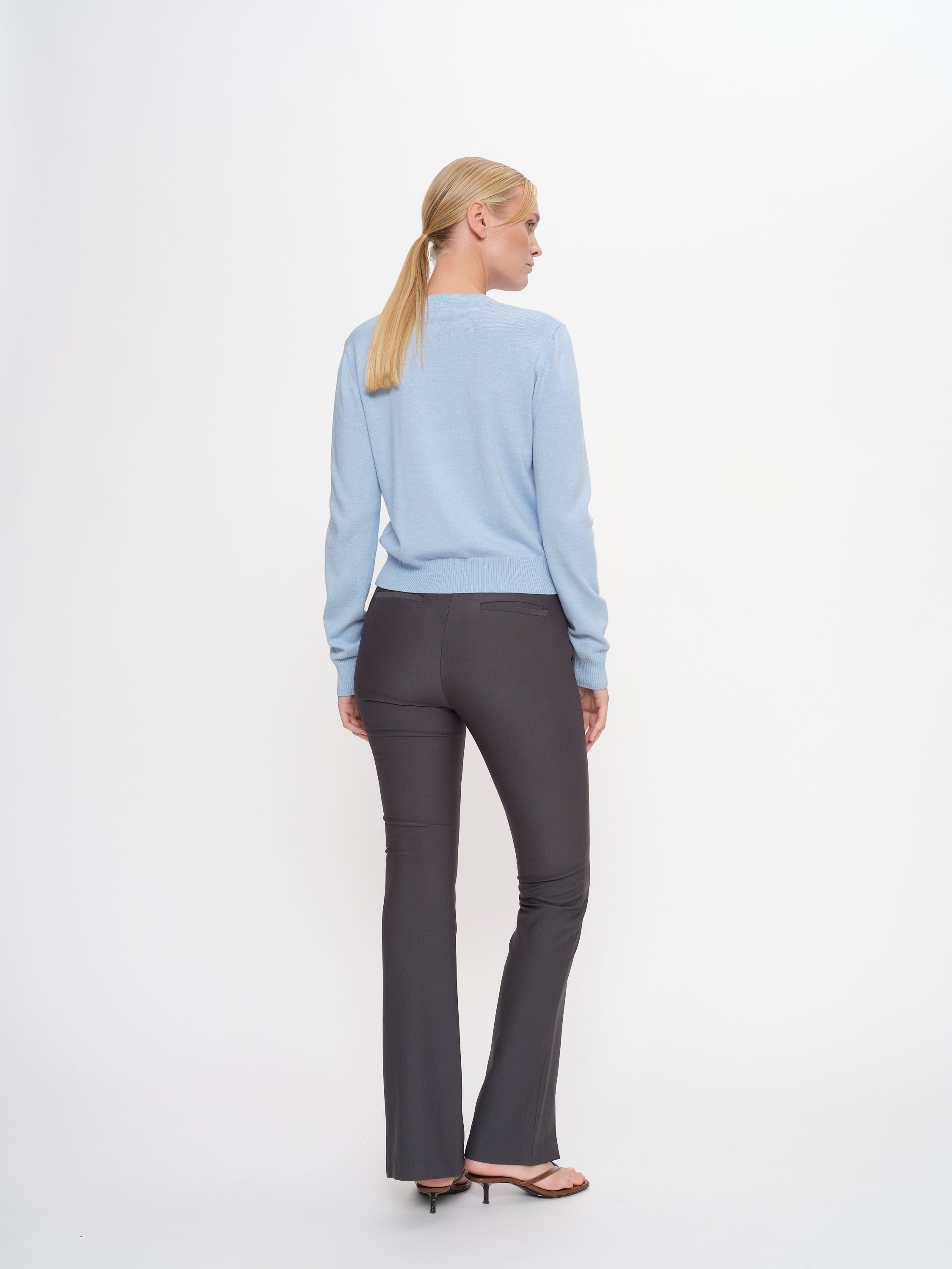 2NDDAY 2ND Vinny - Soft Wool Blend Cardigan 4038 Powder Blue