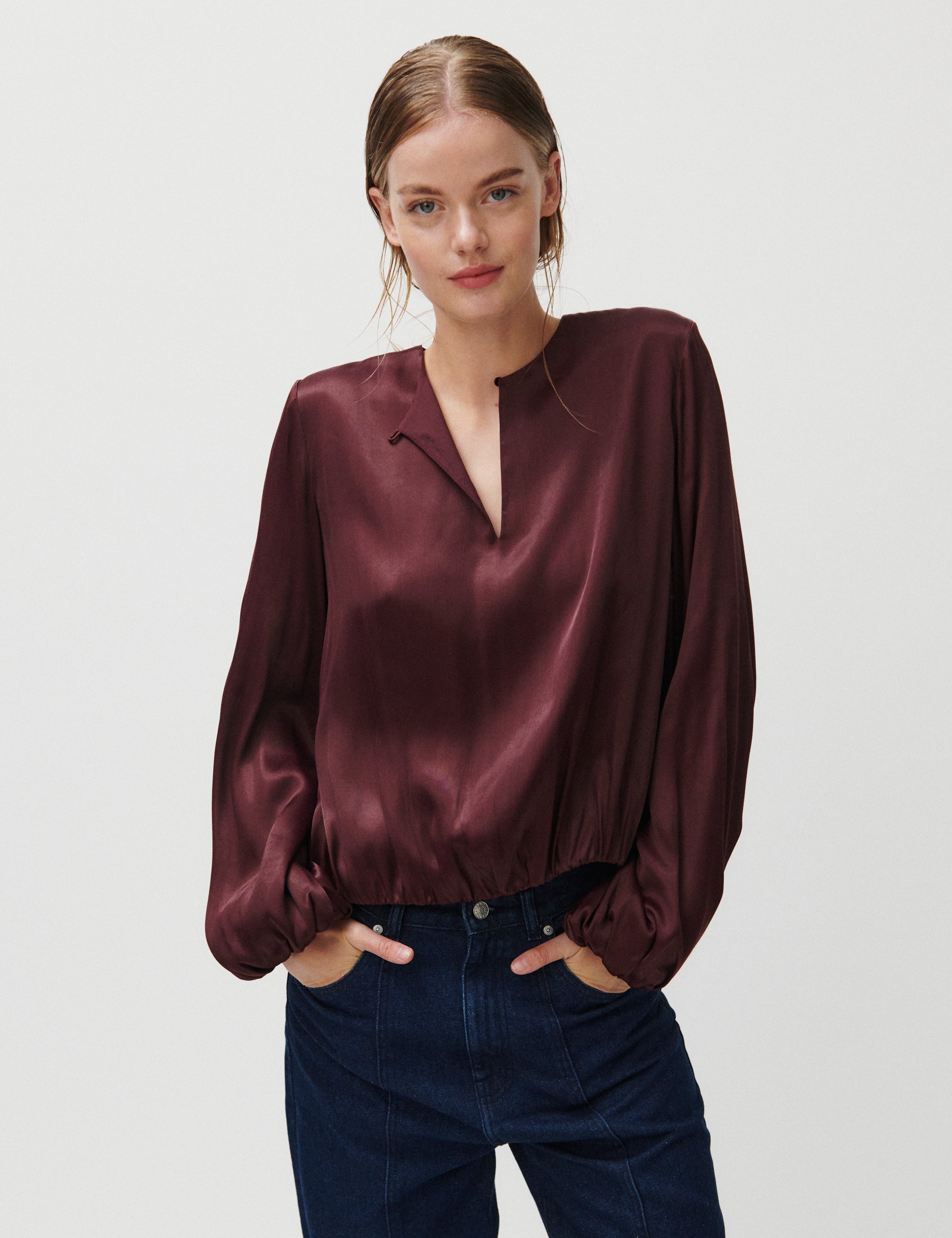 2NDDAY 2ND Willa - Viscose Shirts & Blouses 09016 Catawba Grape