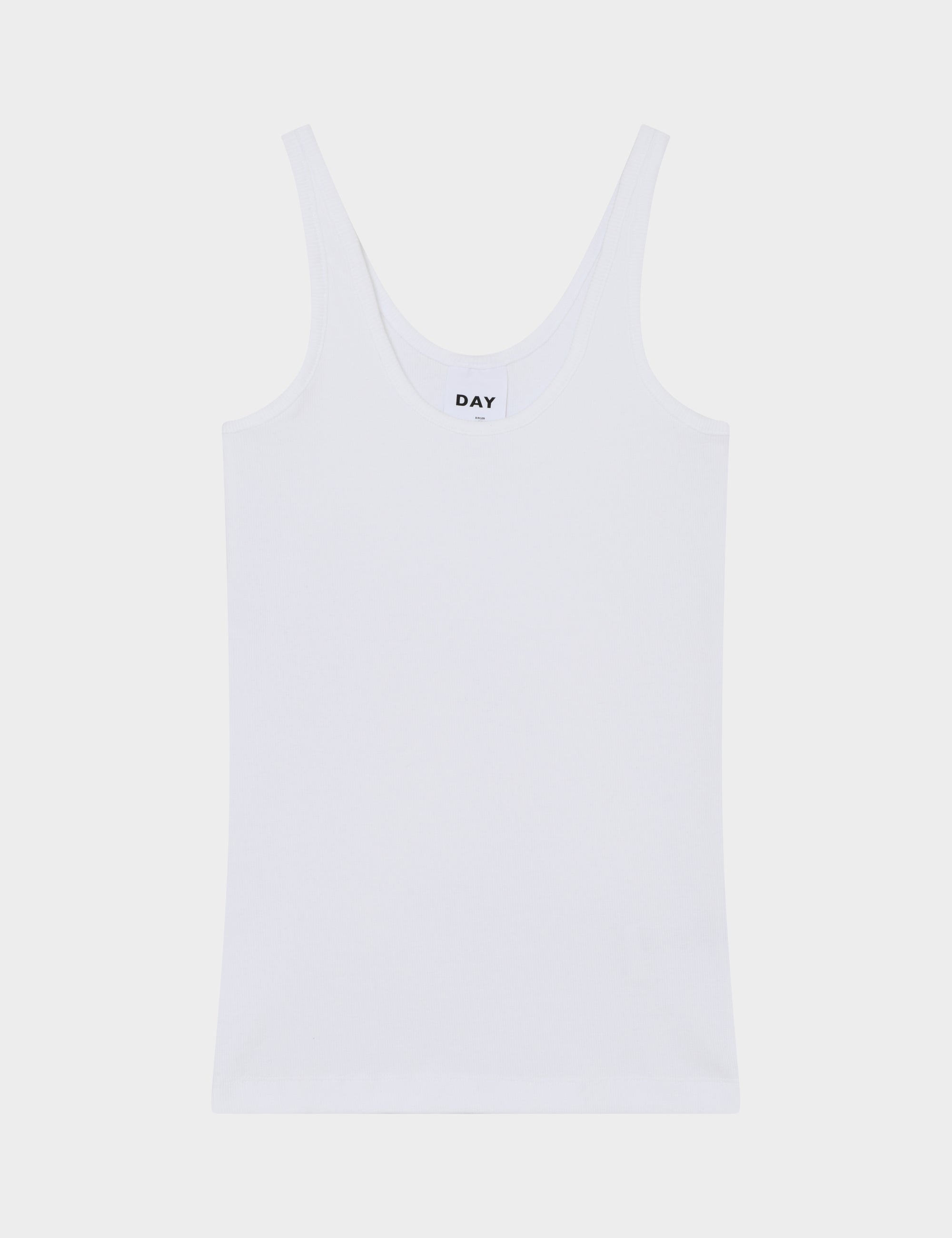 DAY Birger ét Mikkelsen Alisson - Classic Rib Tops & T-Shirts 191218 POTTING SOIL