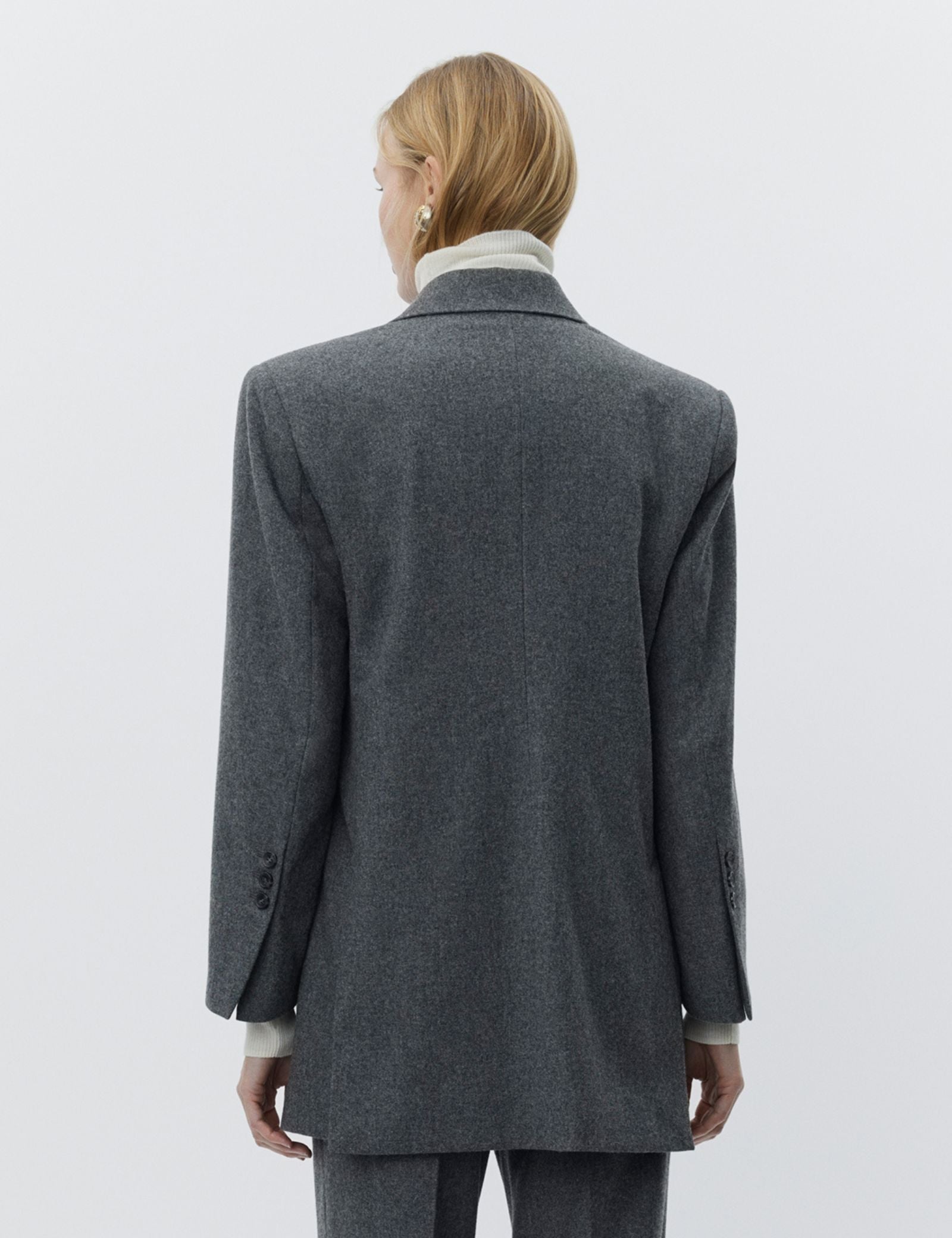 DAY Birger ét Mikkelsen Amir - Melange Wool Blazer 500006 MEDIUM GREY MELANGE
