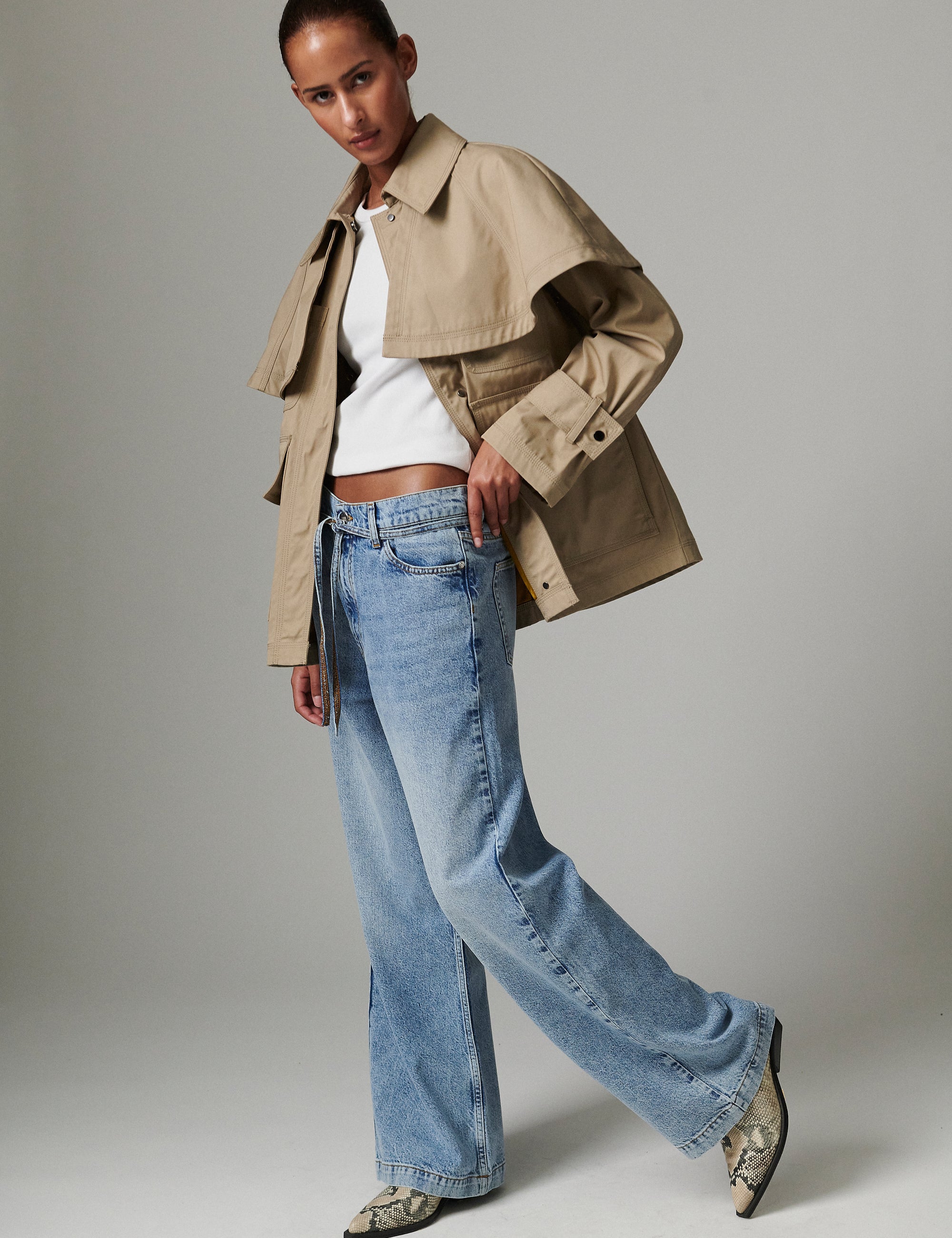 DAY Birger ét Mikkelsen Amira - Heavy Cotton Jakke 171109 CHINCHILLA