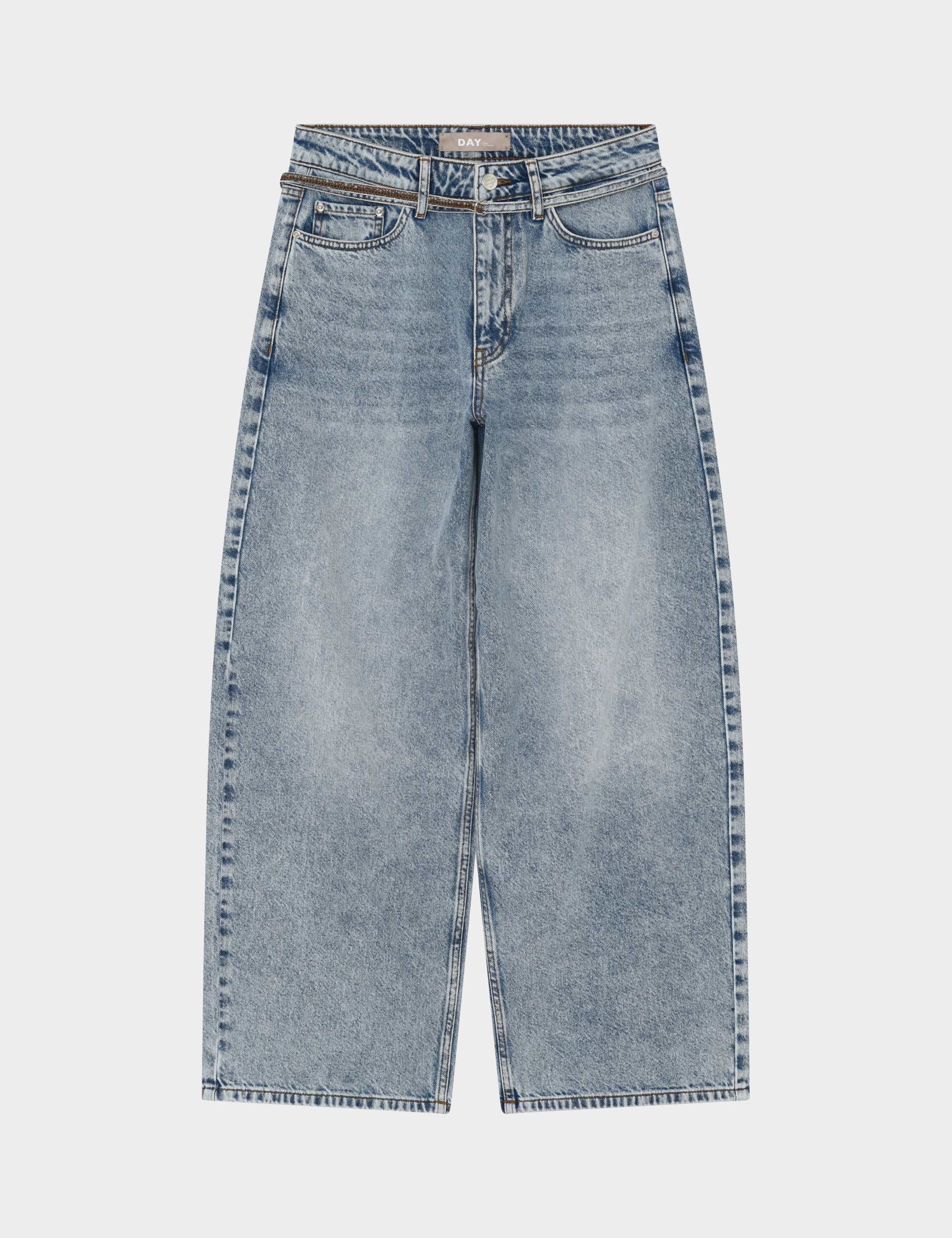 DAY Birger ét Mikkelsen Andi - Blue Soft Denim Bukser 500005 Light Blue