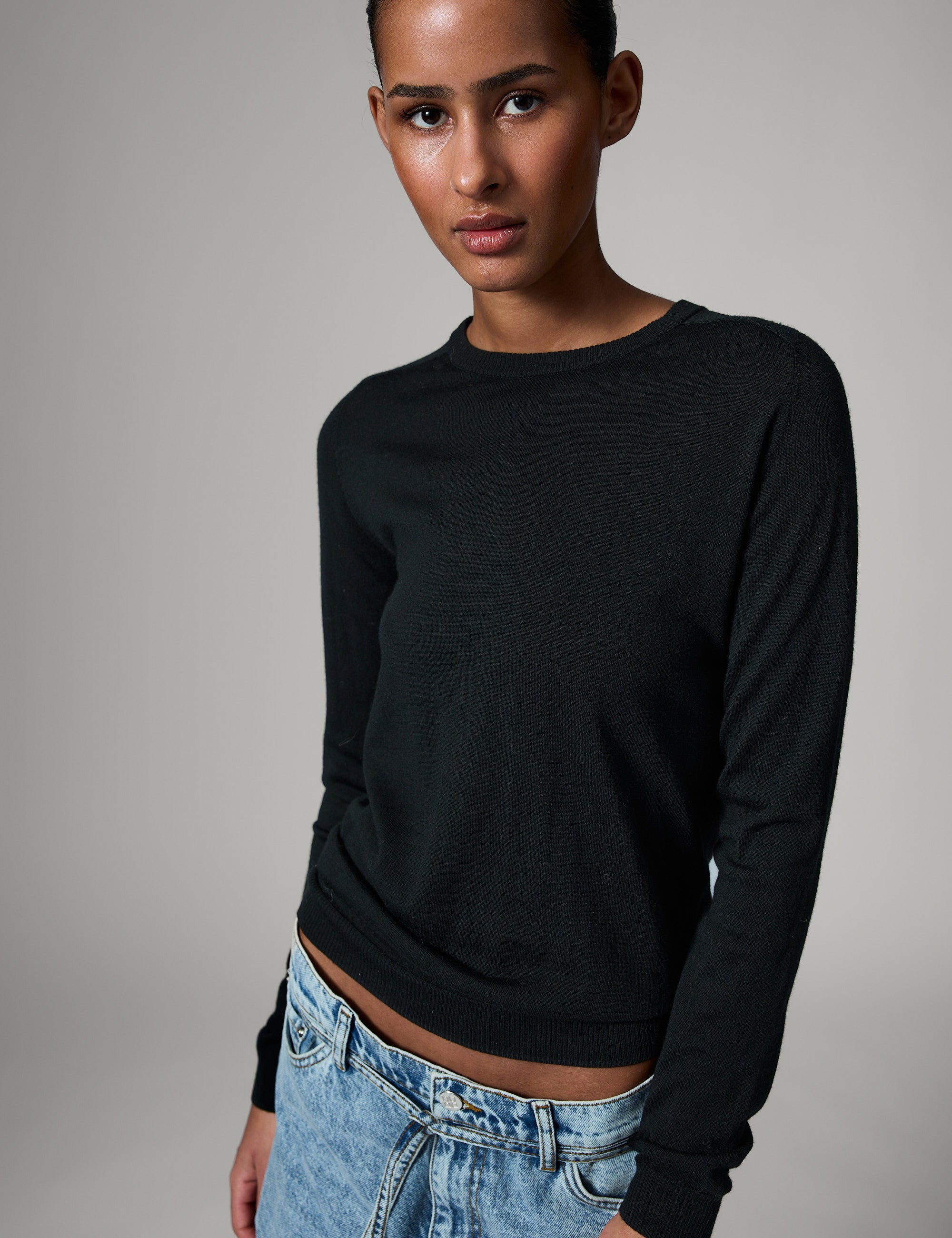 DAY Birger ét Mikkelsen Annabelle - Daily Elements - Pullover Sweater 190303 Black