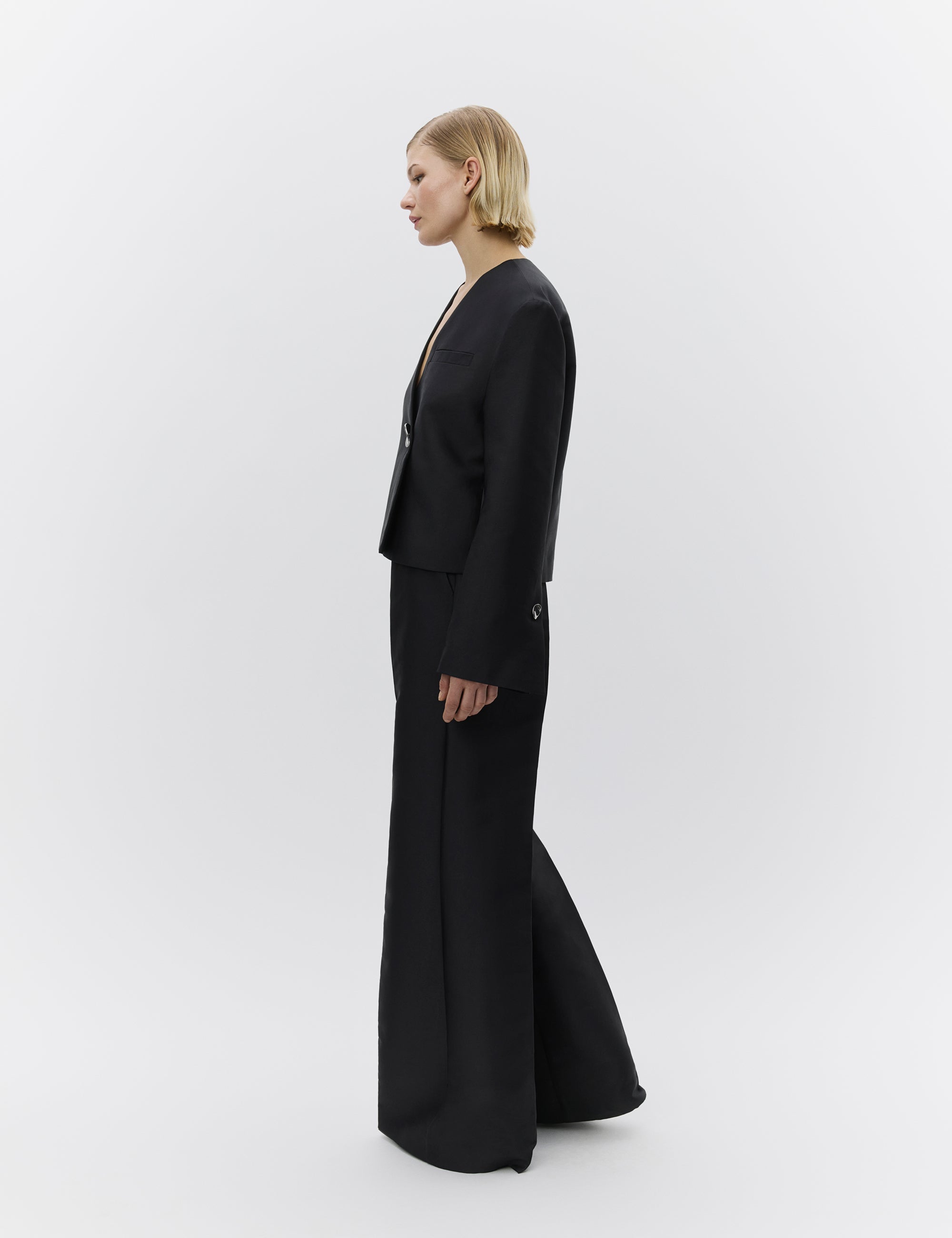 DAY Birger ét Mikkelsen April - Shiny Suiting Bukser 190303 Black