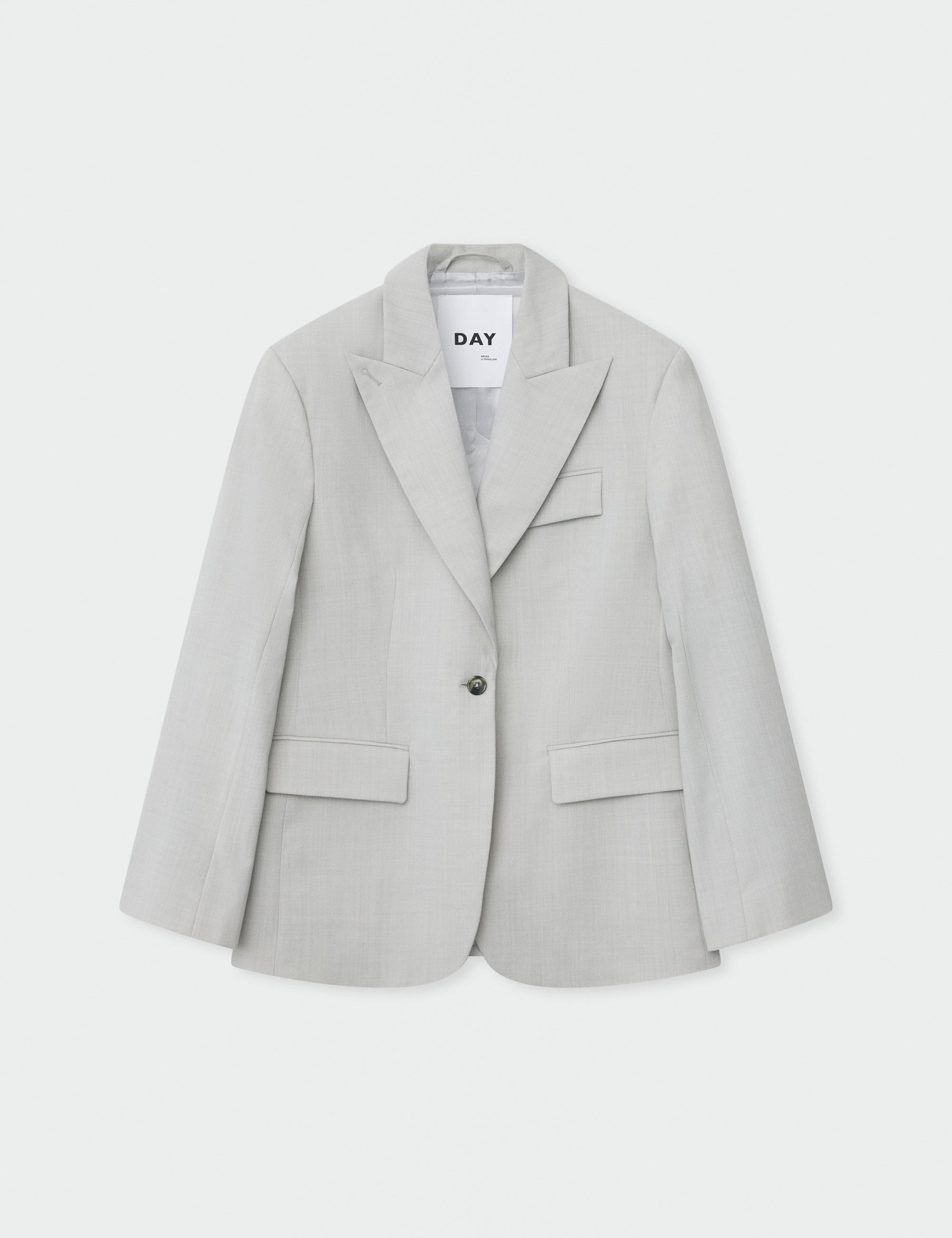 DAY Birger ét Mikkelsen Armand - Classic Wool Blend Blazer 500132 MISTY BLUE MELANGE